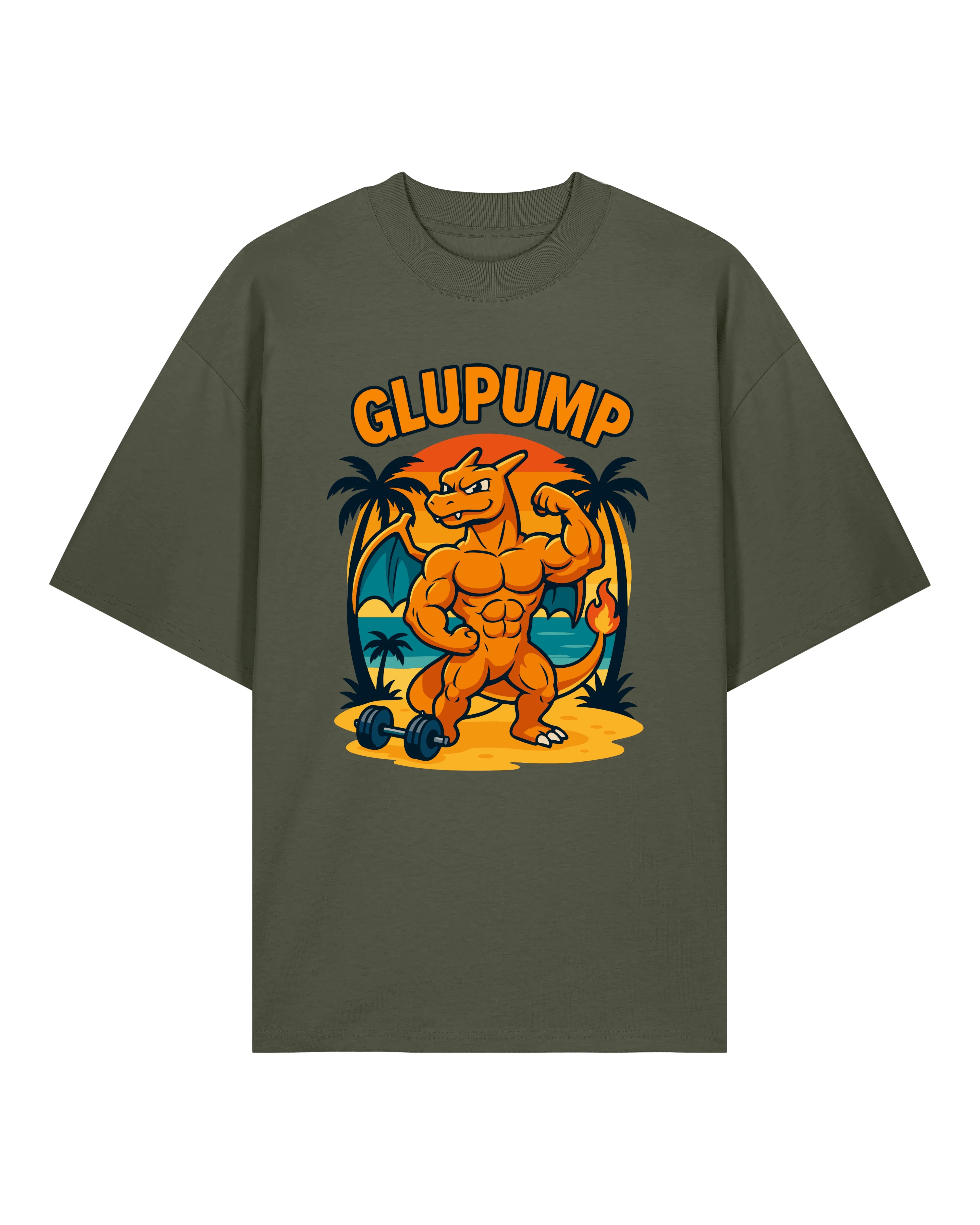 GLUPUMP Oversized Pump Cover Gym Shirt Unisex | teelavo