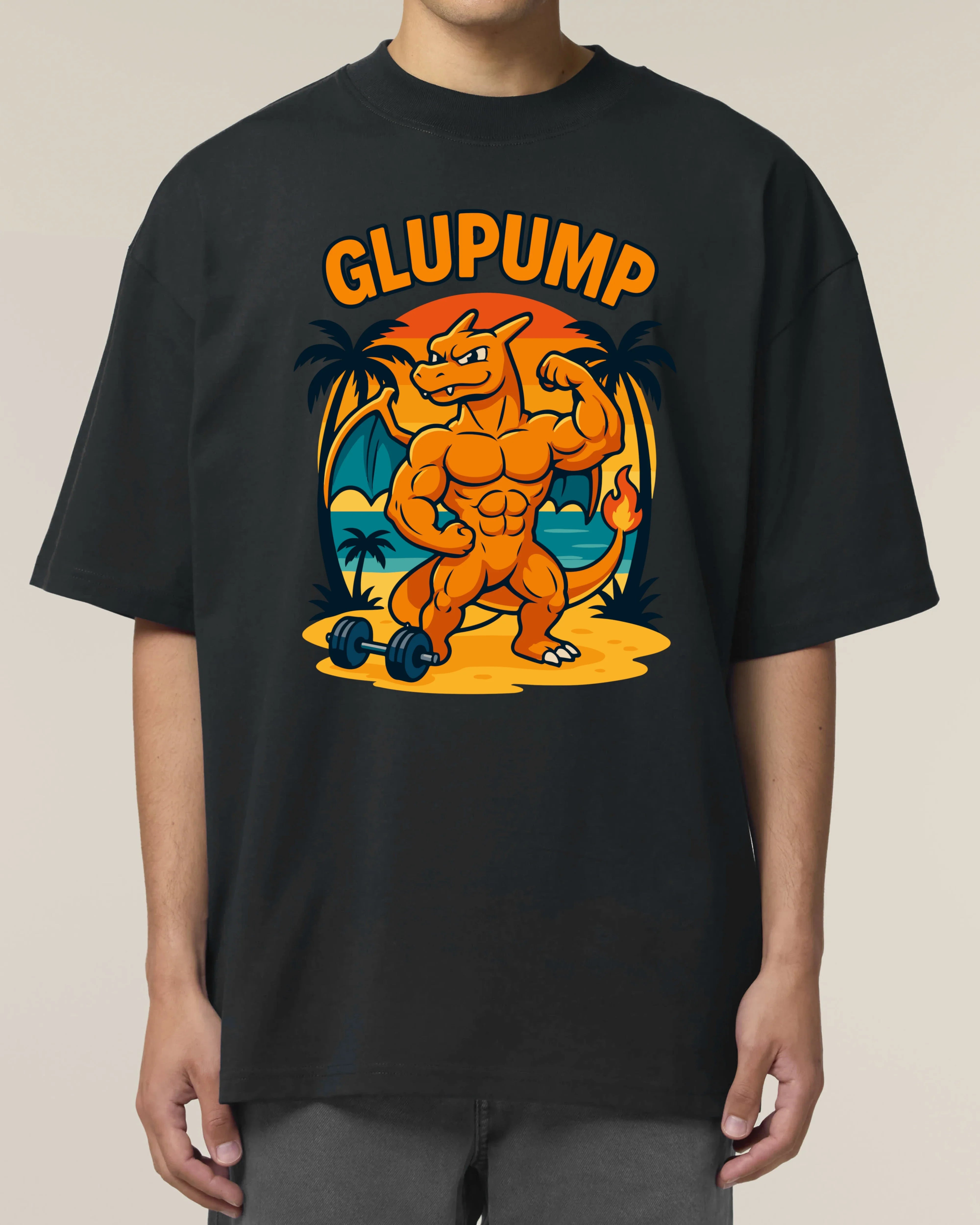 GLUPUMP Oversized Pump Cover Gym Shirt Unisex | teelavo