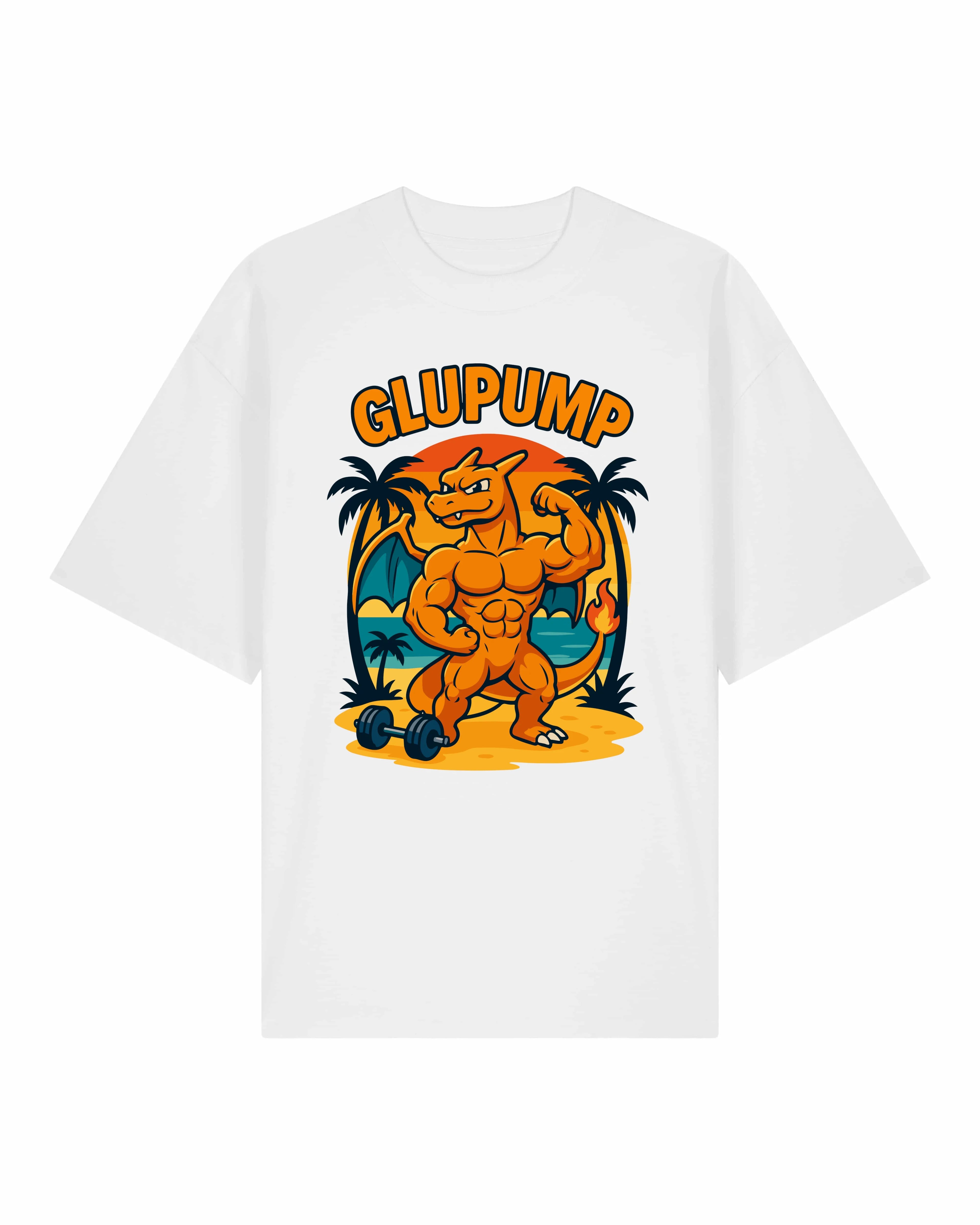 GLUPUMP Oversized Pump Cover Gym Shirt Unisex | teelavo