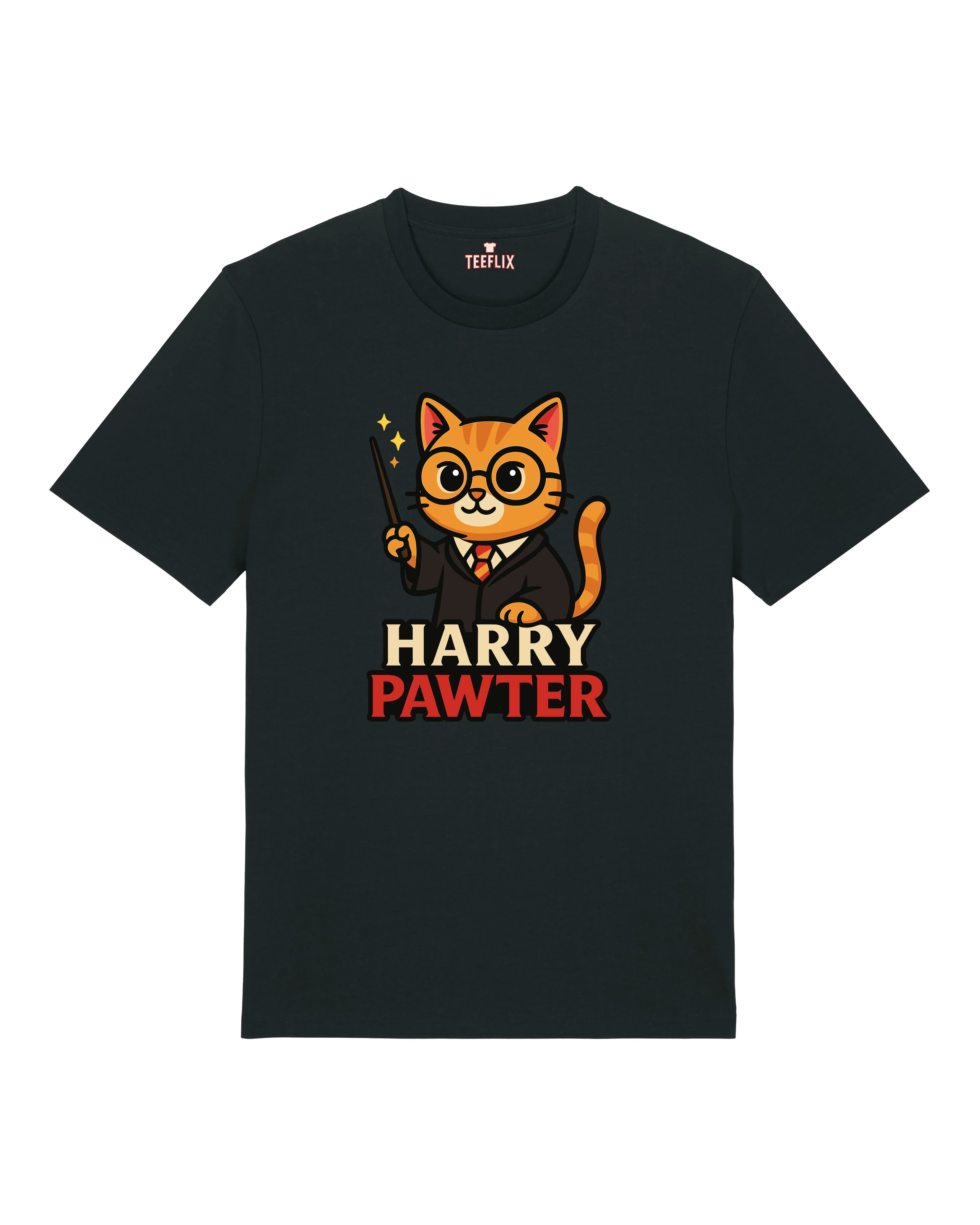 Harry Pawter Katze Lustiges T-Shirt Spruchshirt | teelavo