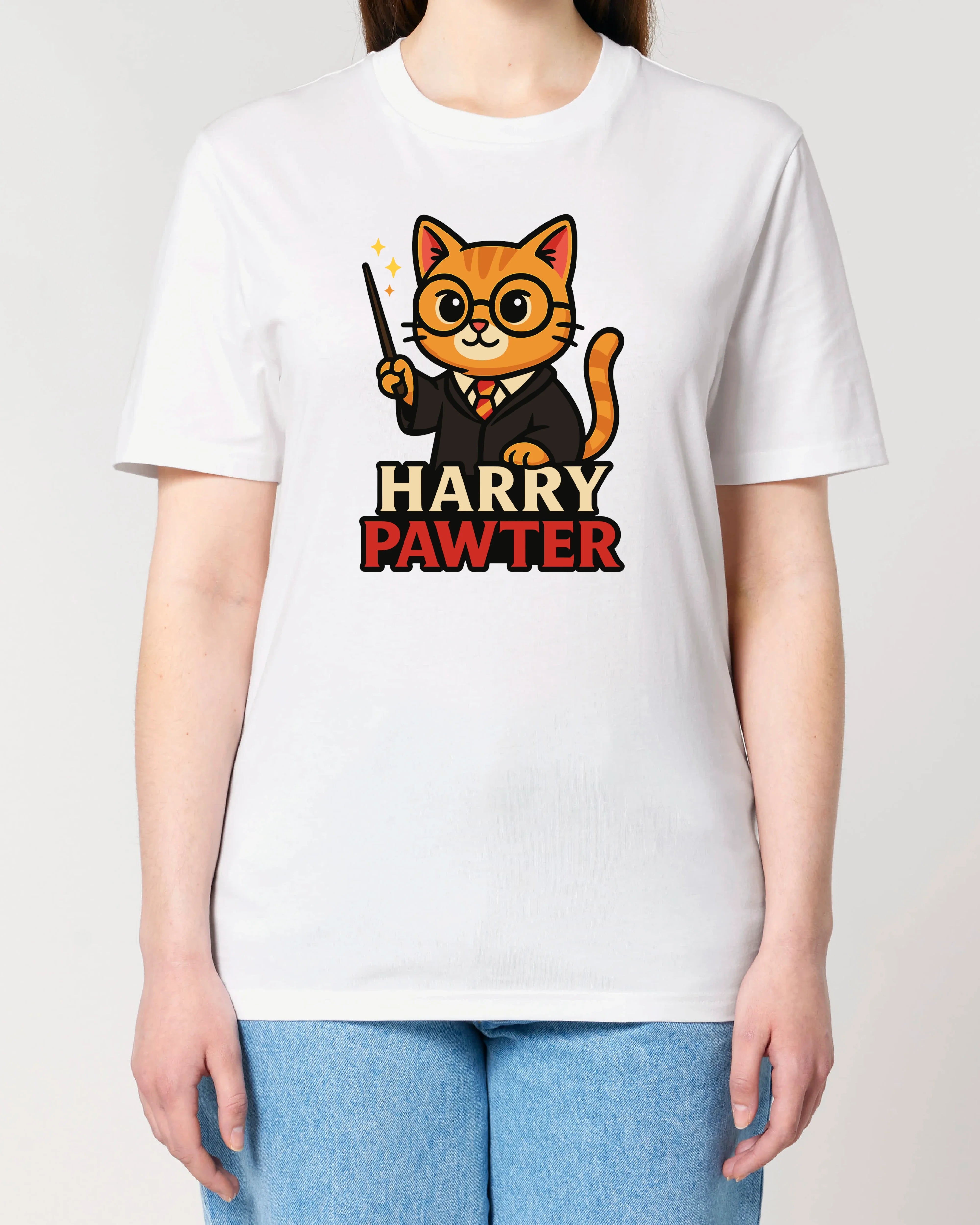 Harry Pawter Katze Lustiges T-Shirt Spruchshirt | teelavo