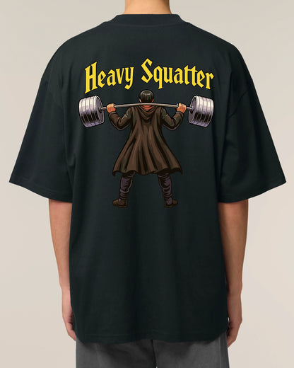 Heavy Squatter Oversized Gym Shirt Pump Cover | teelavo