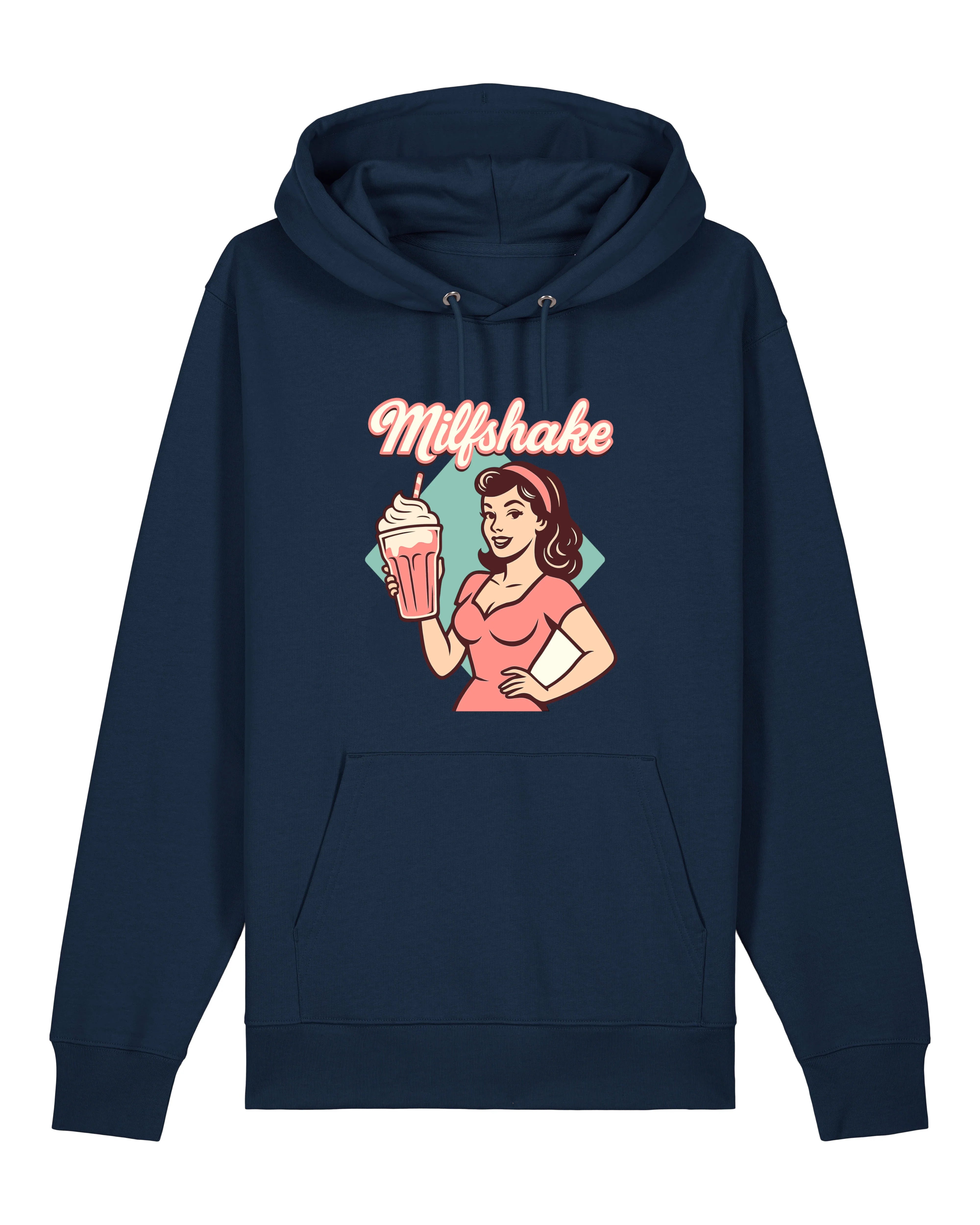 Milfshake Hoodie Retro Fun Streetwear | teelavo