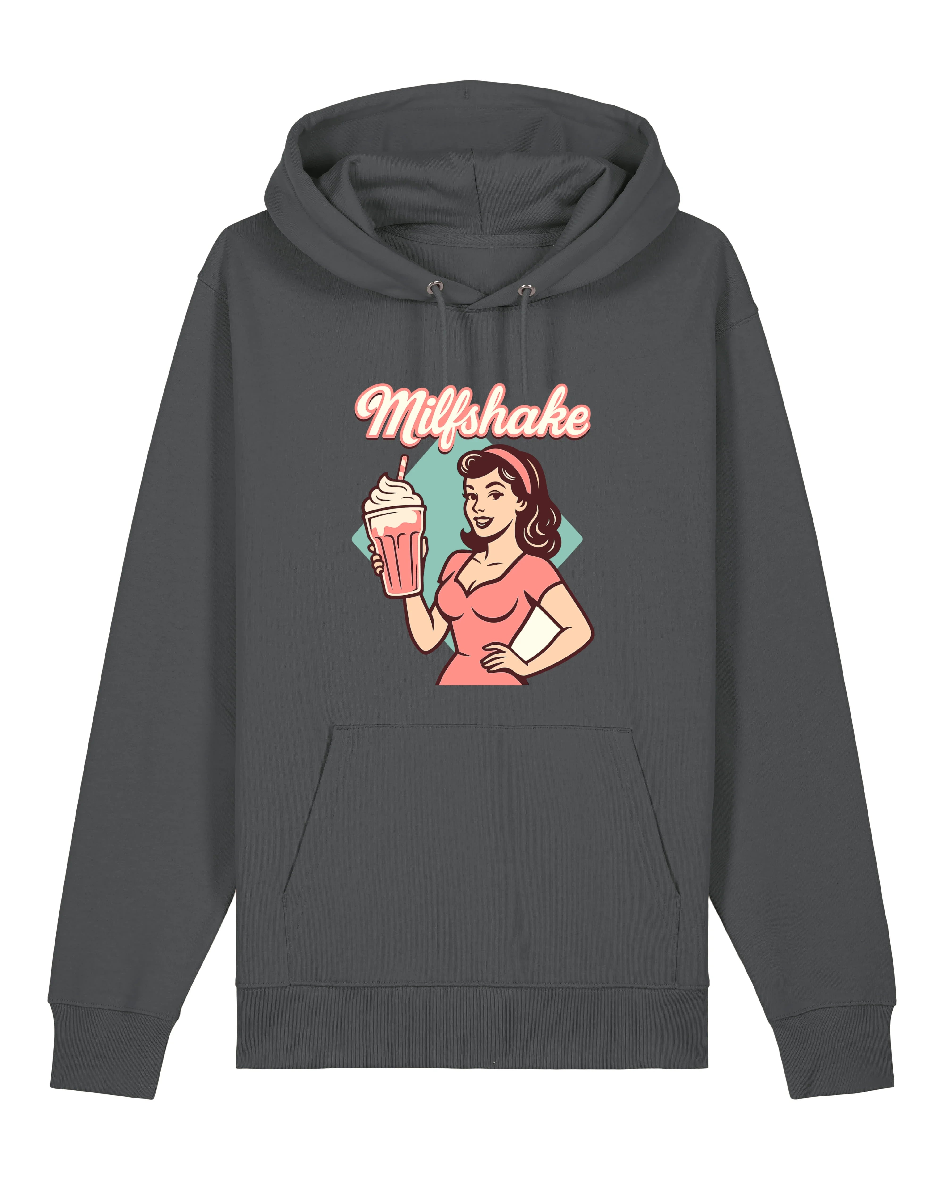 Milfshake Hoodie Retro Fun Streetwear | teelavo