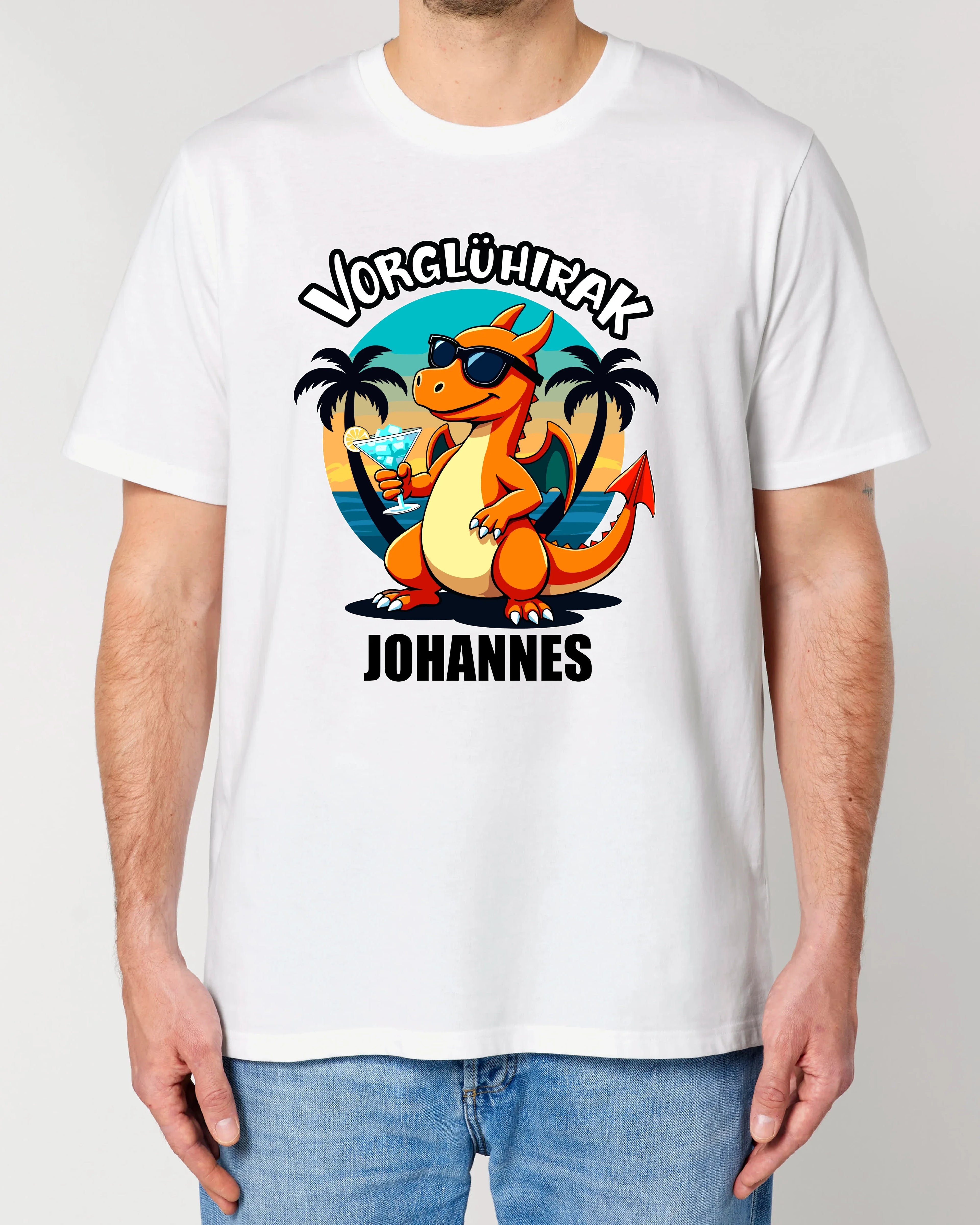 Lustiges JGA Shirt Vorglühirak personalisierbar | teelavo