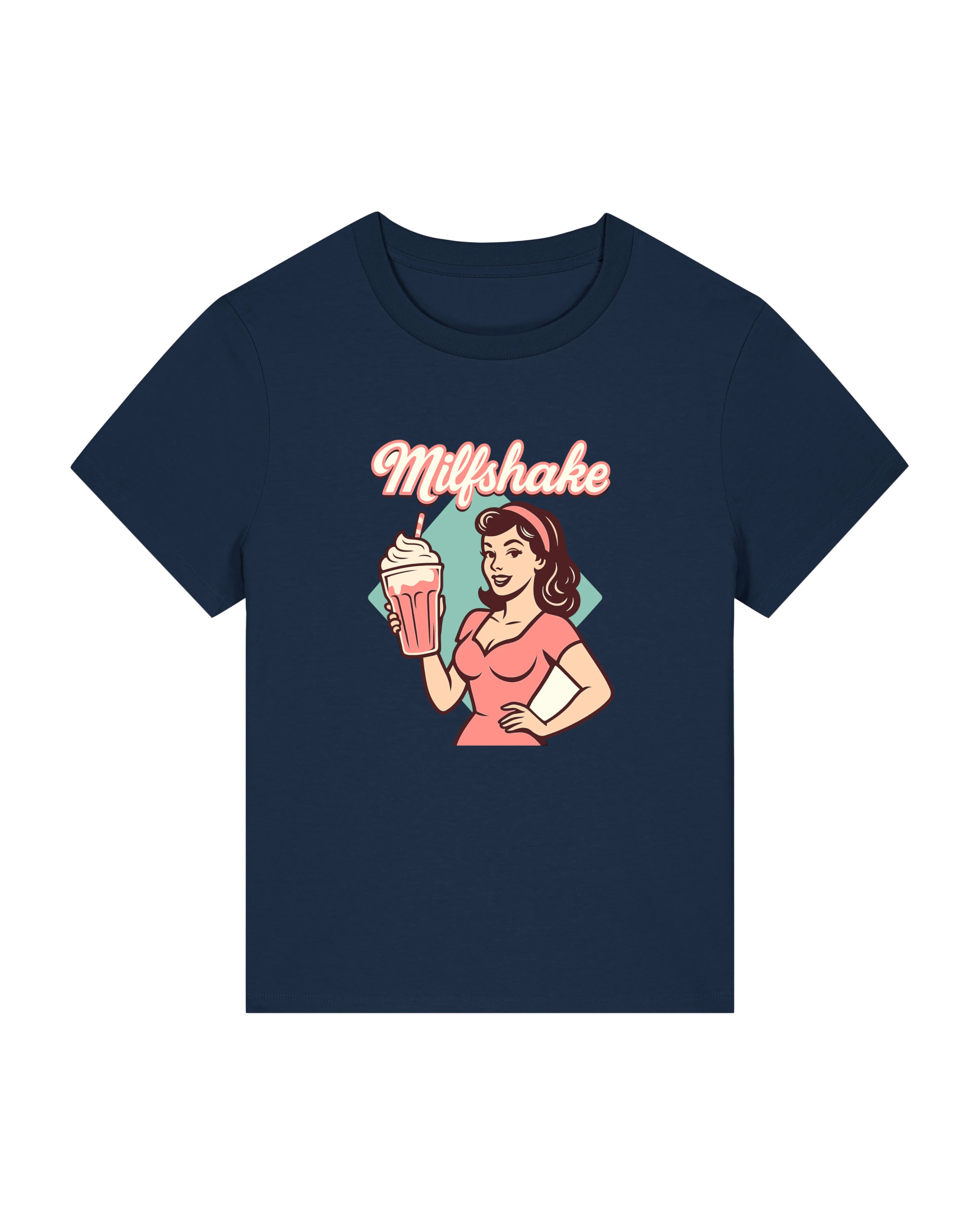 Milfshake T-Shirt lustig Retro Vintage Grafik | teelavo