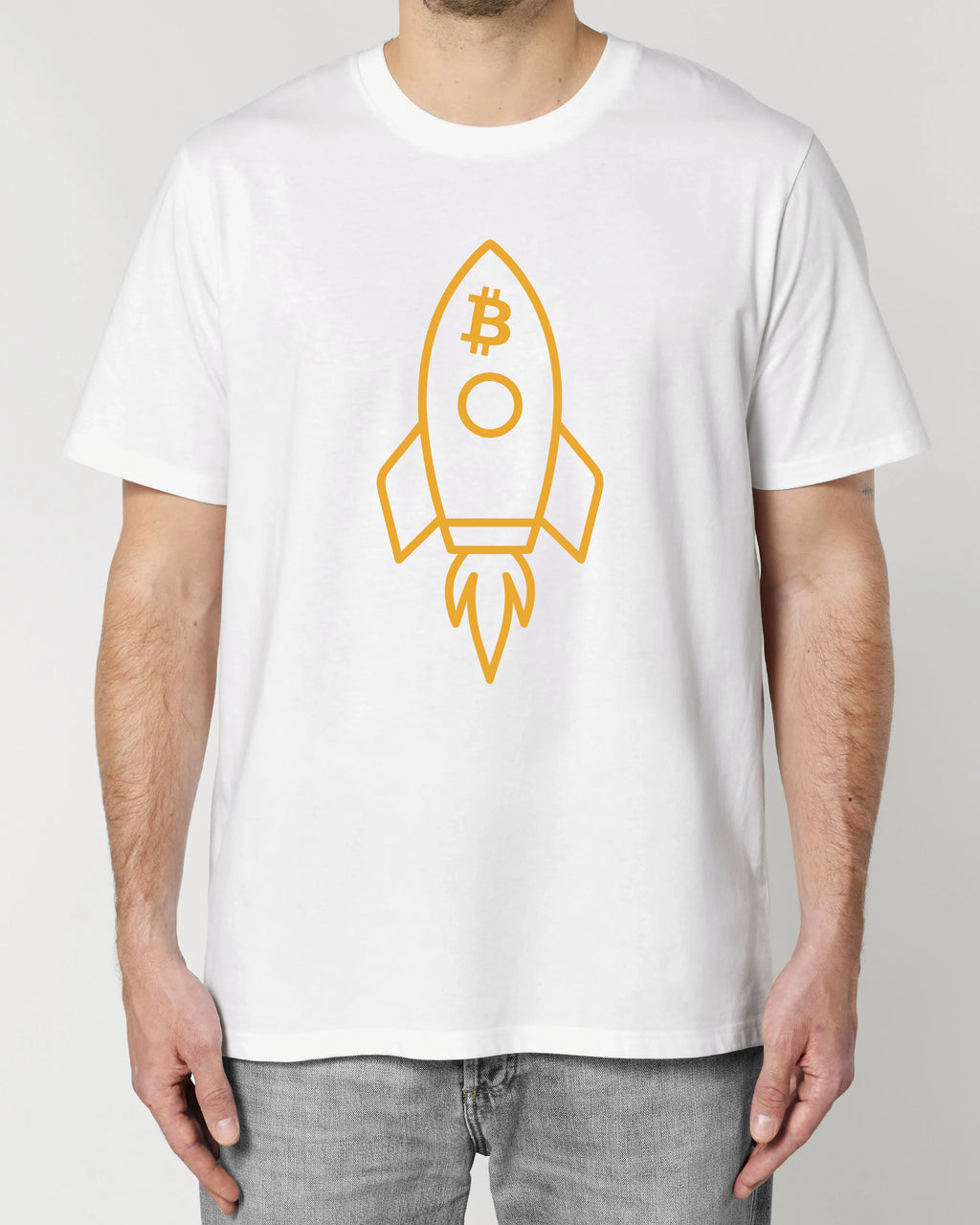 Bitcoin Rocket – Krypto Rakete Premium Unisex T-Shirt | teelavo