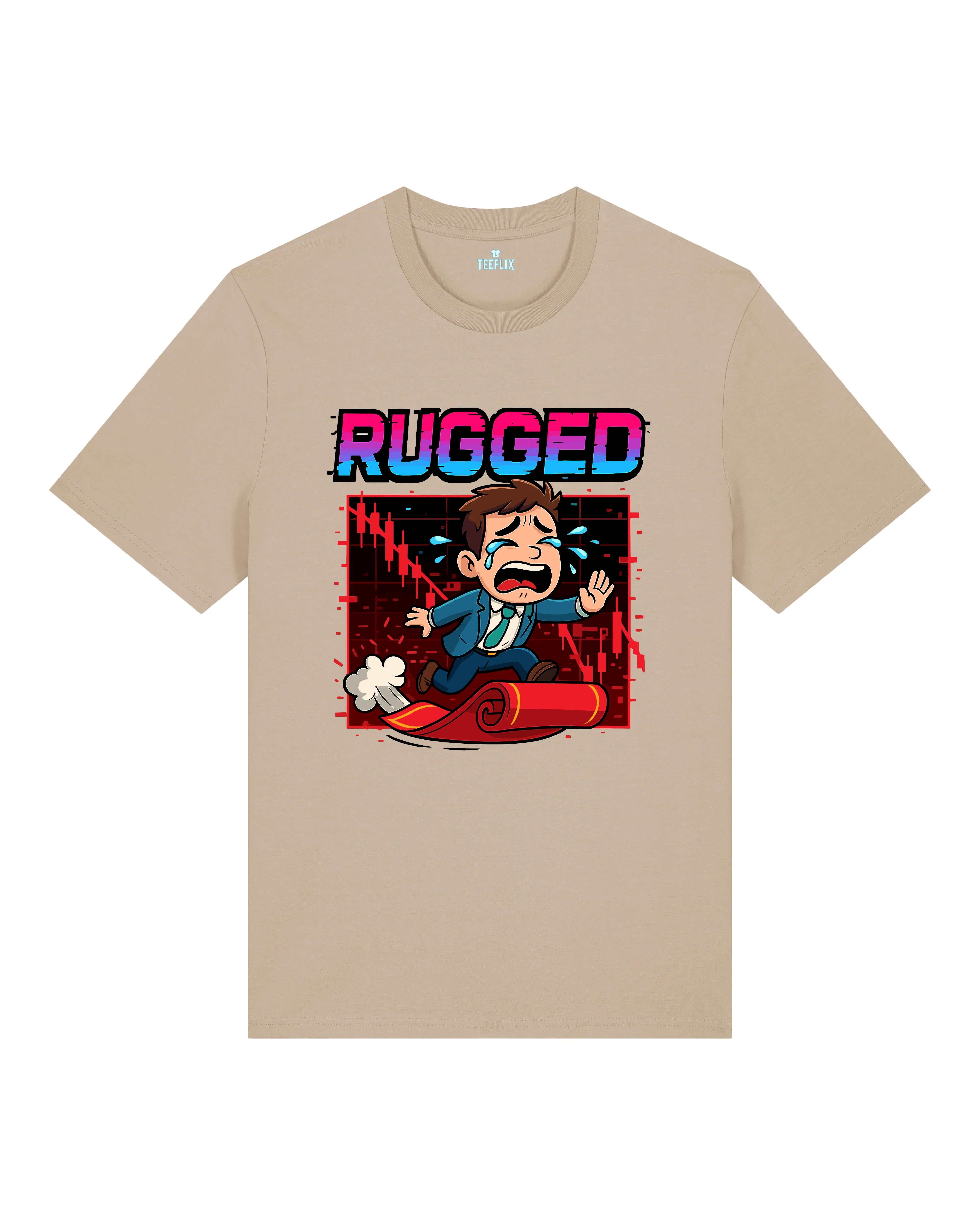 Rugged Crypto Meme Shirt Bitcoin Trading | teelavo