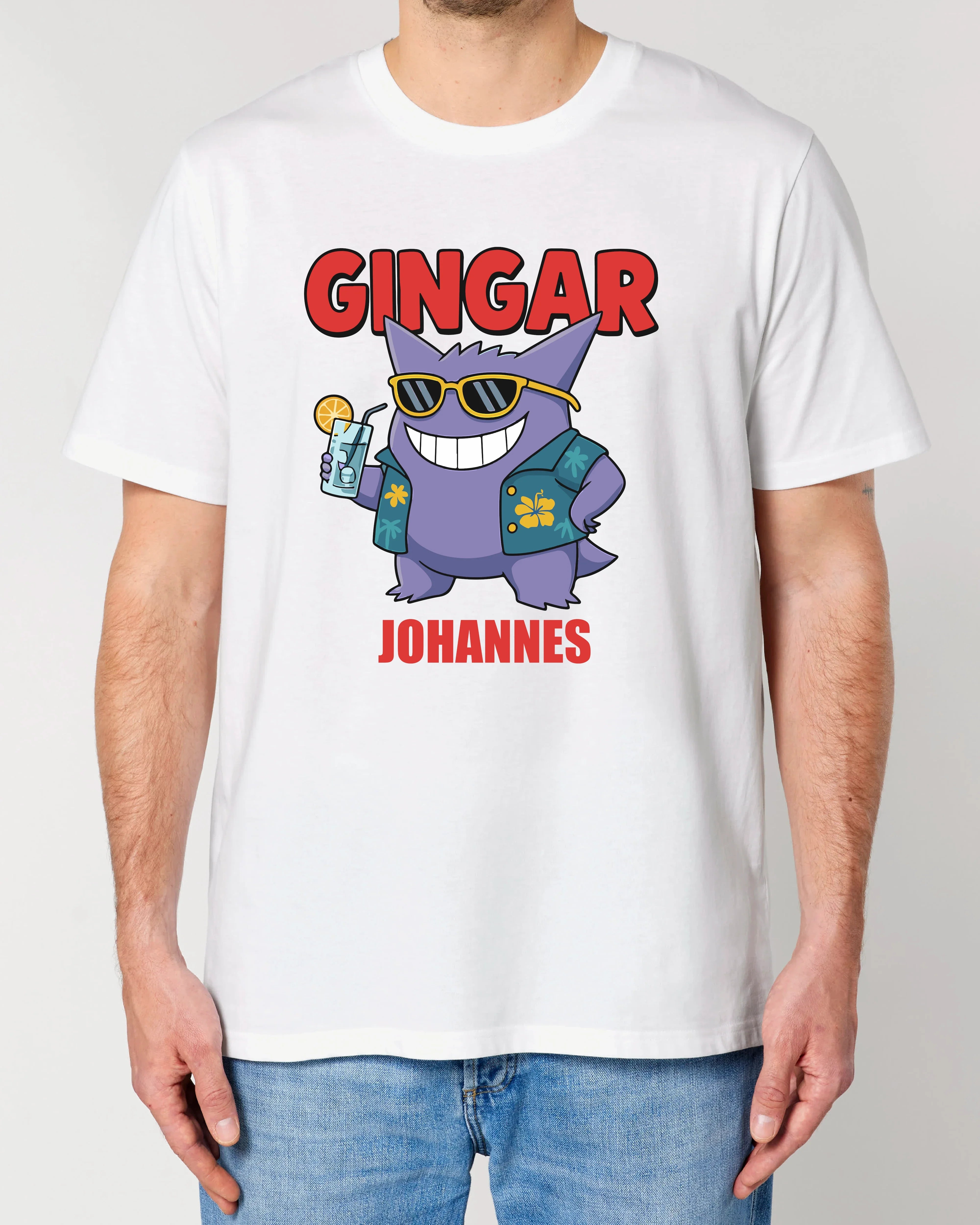 Lustiges JGA Shirt Gingar personalisierbar | teelavo