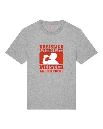 Kreisliga Shirt Meister an der Theke Fußball Spruchshirt | teelavo