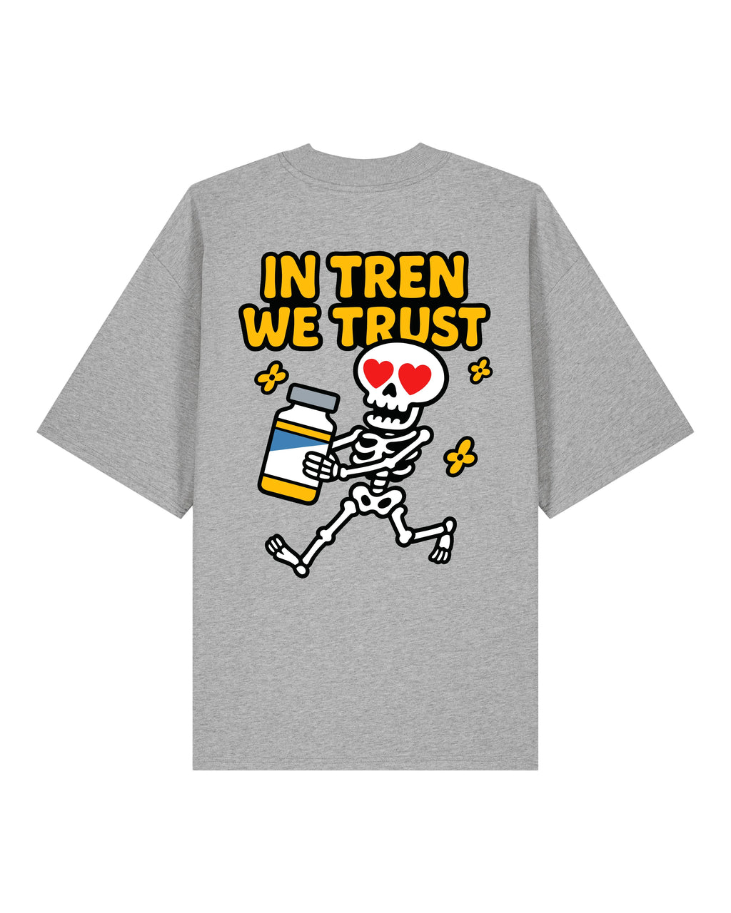 In Tren We Trust Pump Cover Oversized Gym Shirt | teelavo