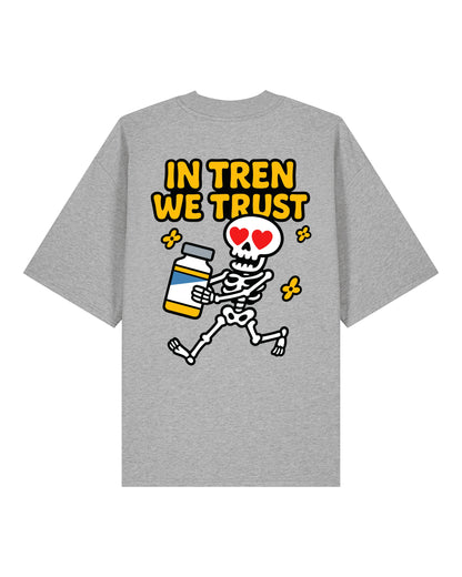 In Tren We Trust Pump Cover Oversized Gym Shirt | teelavo