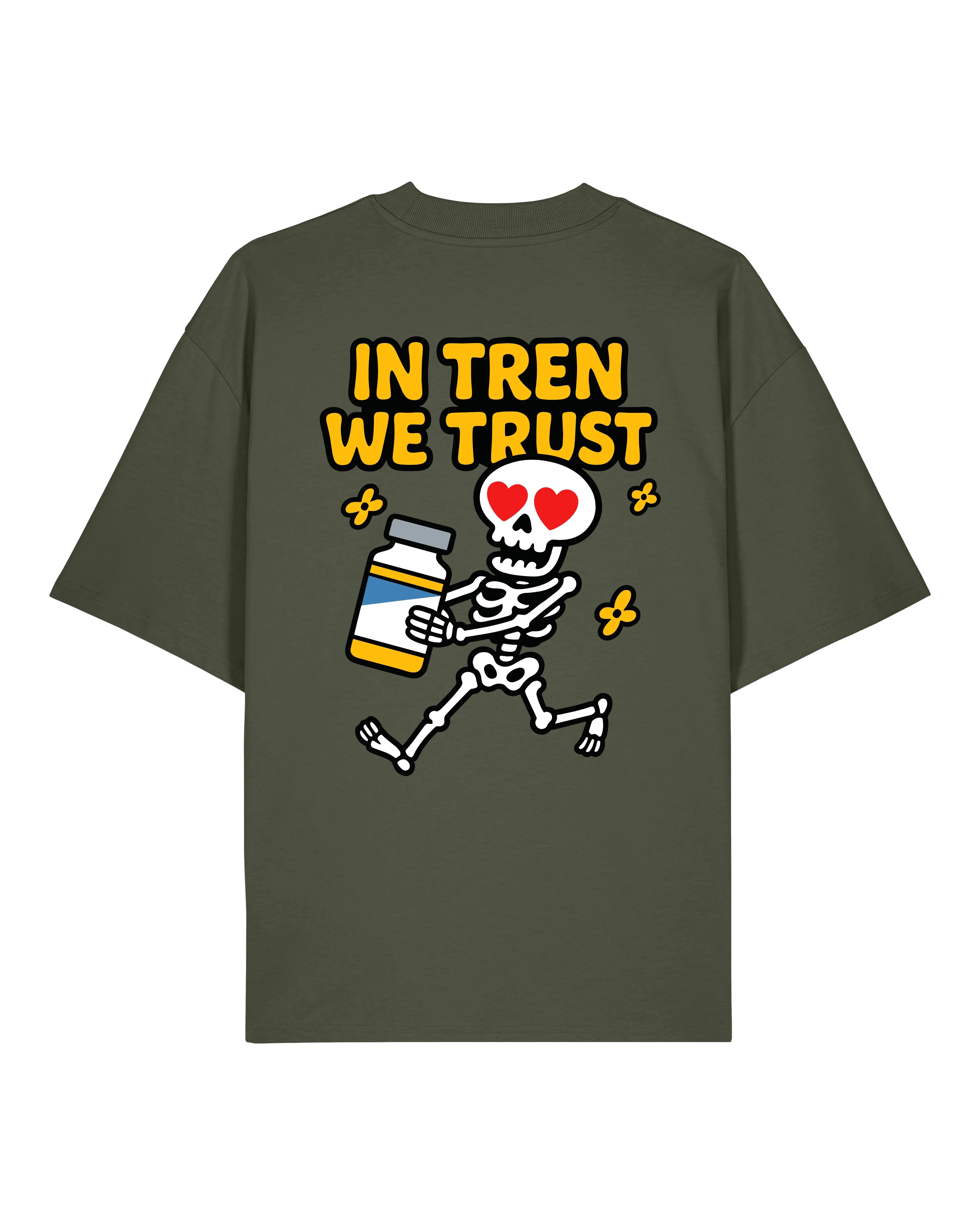 In Tren We Trust Pump Cover Oversized Gym Shirt | teelavo