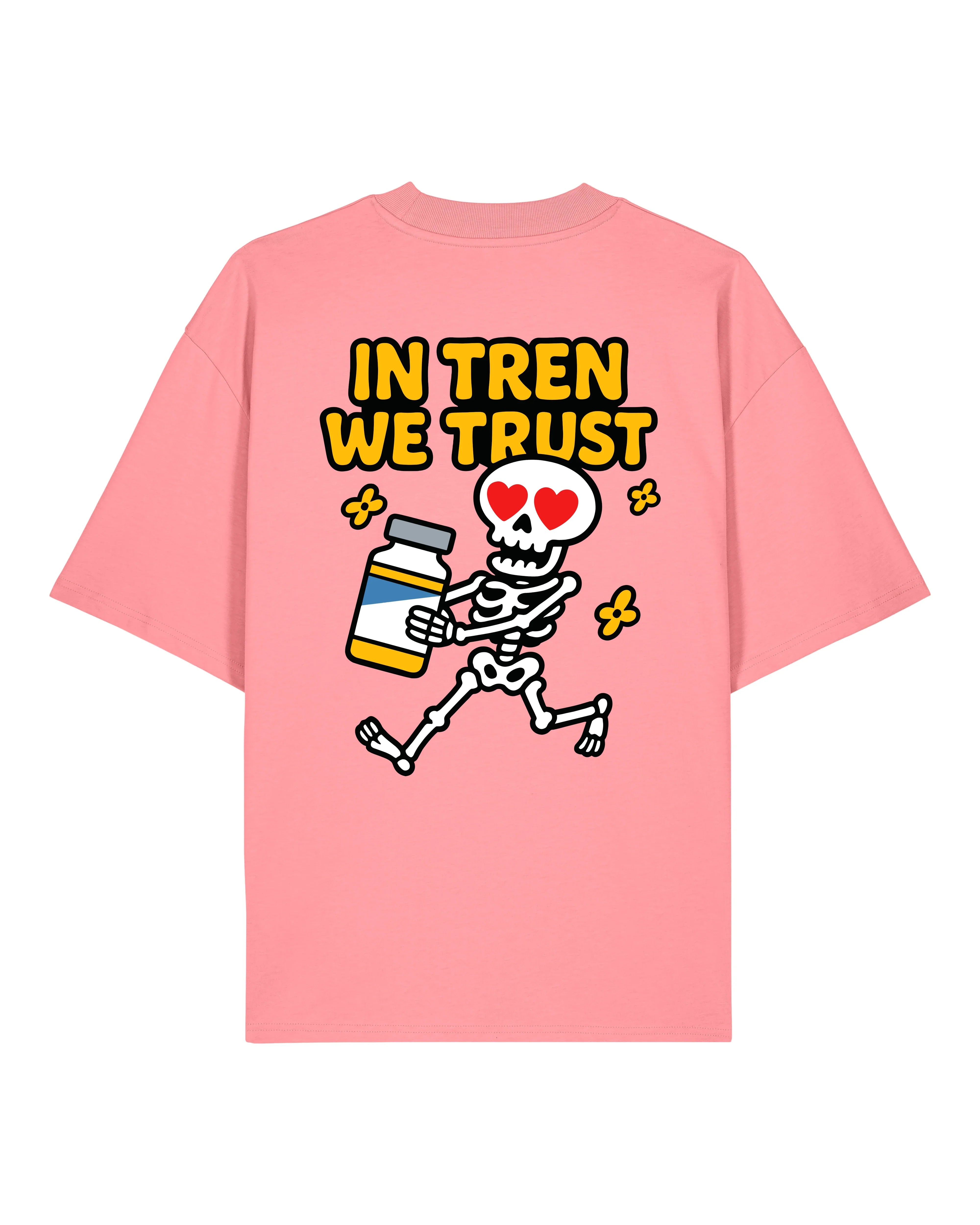 In Tren We Trust Pump Cover Oversized Gym Shirt | teelavo