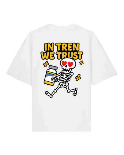 In Tren We Trust Pump Cover Oversized Gym Shirt | teelavo