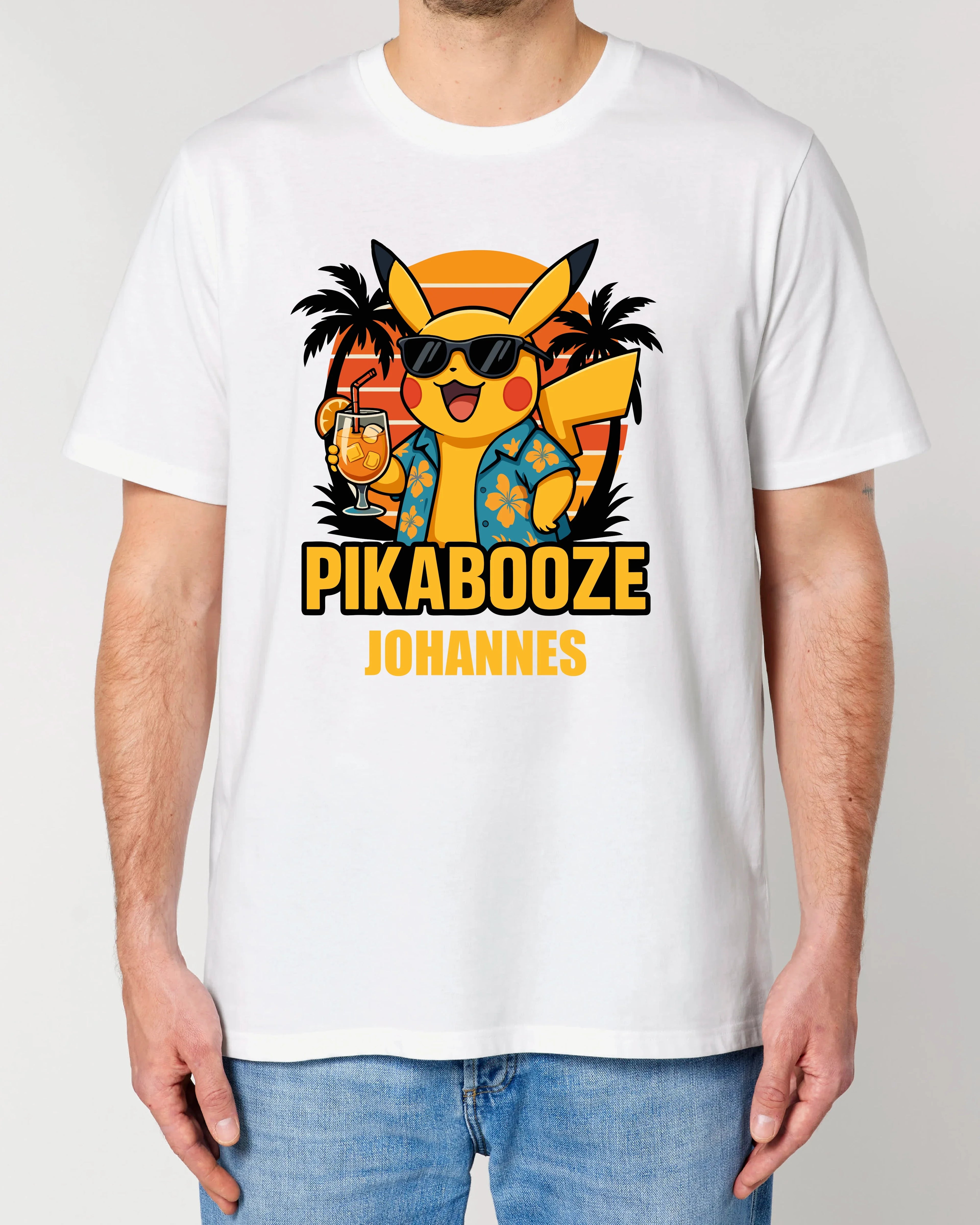 Lustiges JGA Shirt Pikabooze personalisierbar | teelavo