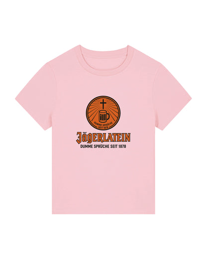 Jägerlatein Damen T-Shirt – Lustiges Sprüche Shirt mit Bier & Kreuz | teelavo