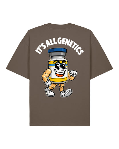 It’s All Genetics Pump Cover Oversized Gym Shirt | teelavo