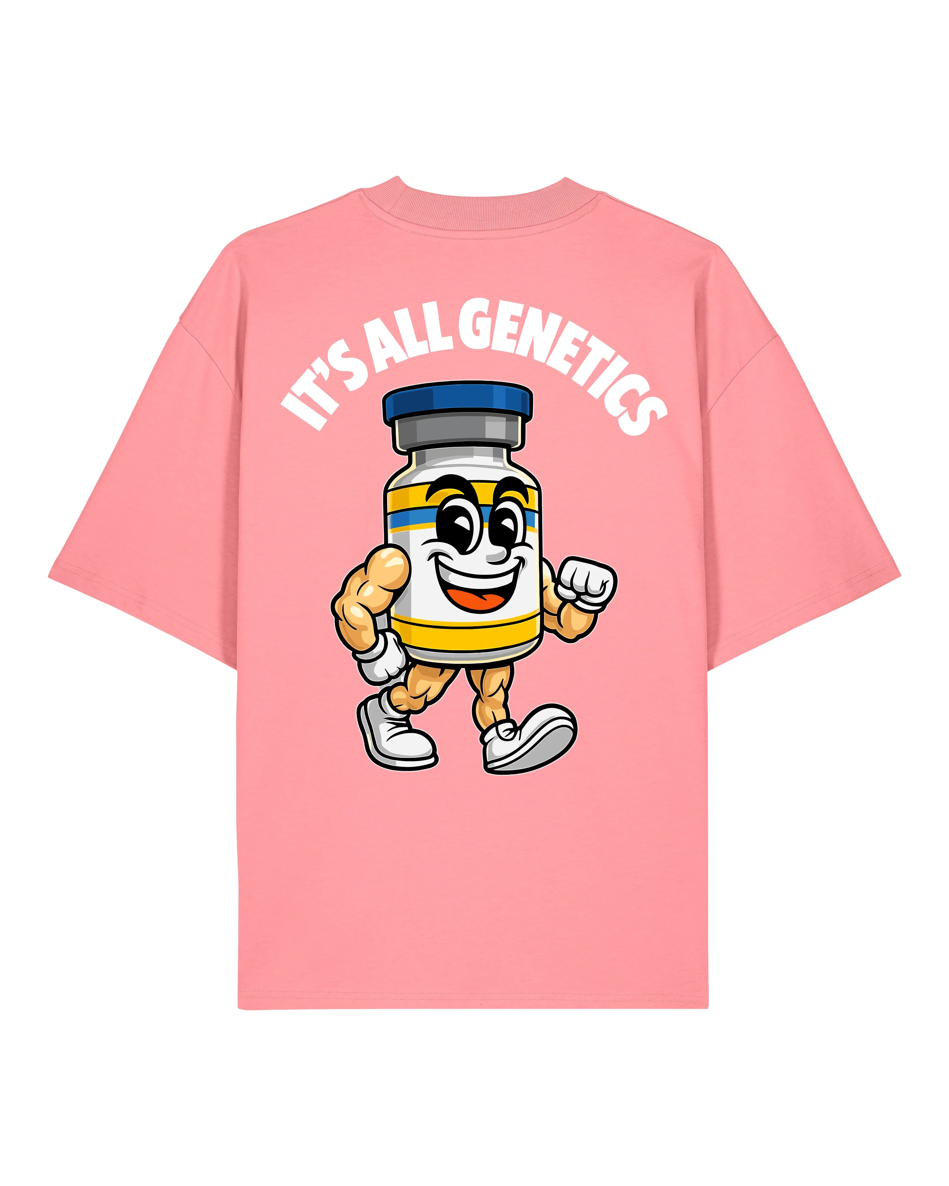 It’s All Genetics Pump Cover Oversized Gym Shirt | teelavo