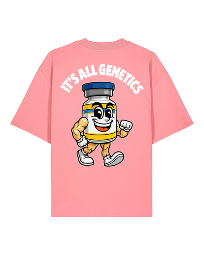It’s All Genetics Pump Cover Oversized Gym Shirt | teelavo