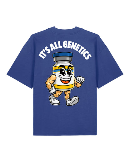 It’s All Genetics Pump Cover Oversized Gym Shirt | teelavo