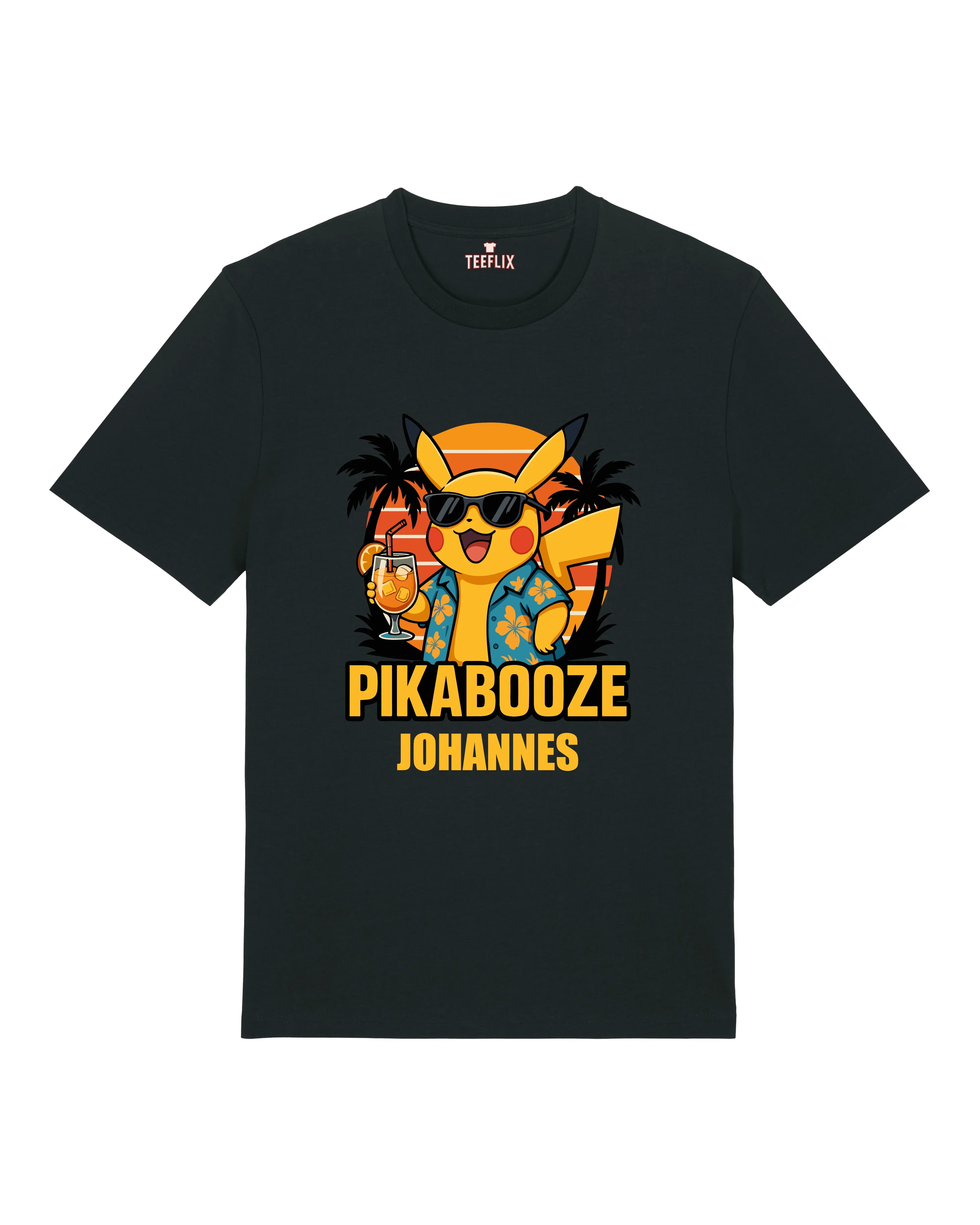 Lustiges JGA Shirt Pikabooze personalisierbar | teelavo