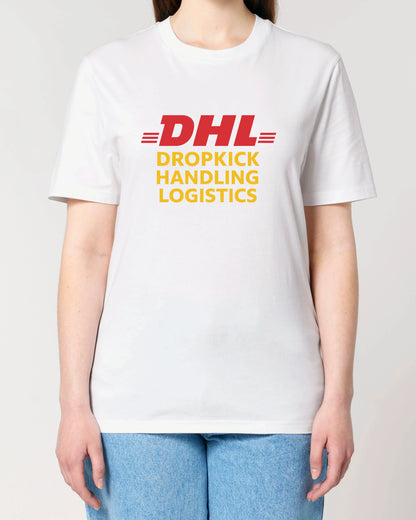 DHL Parodie Dropkick Handling Logistics Lustiges Shirt | teelavo