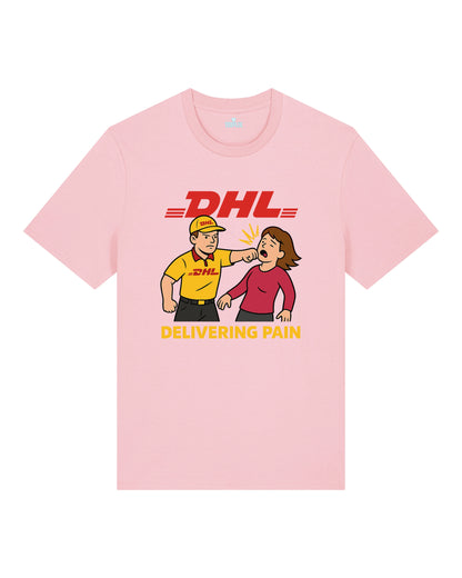 Satire Shirt DHL Parodie Delivering Pain | teelavo