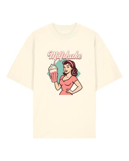 Milfshake T-Shirt – Lustiges Retro Oversize Shirt | teelavo