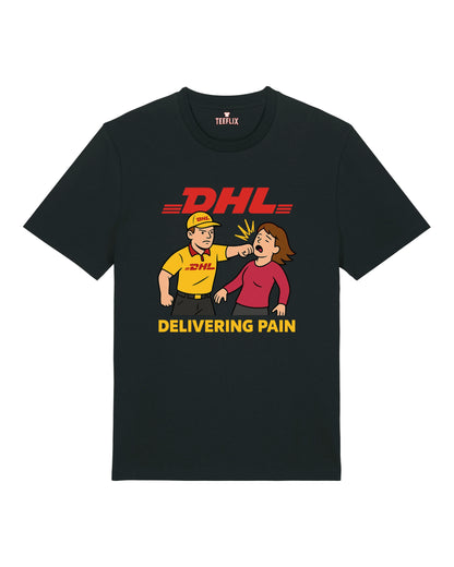 Satire Shirt DHL Parodie Delivering Pain | teelavo