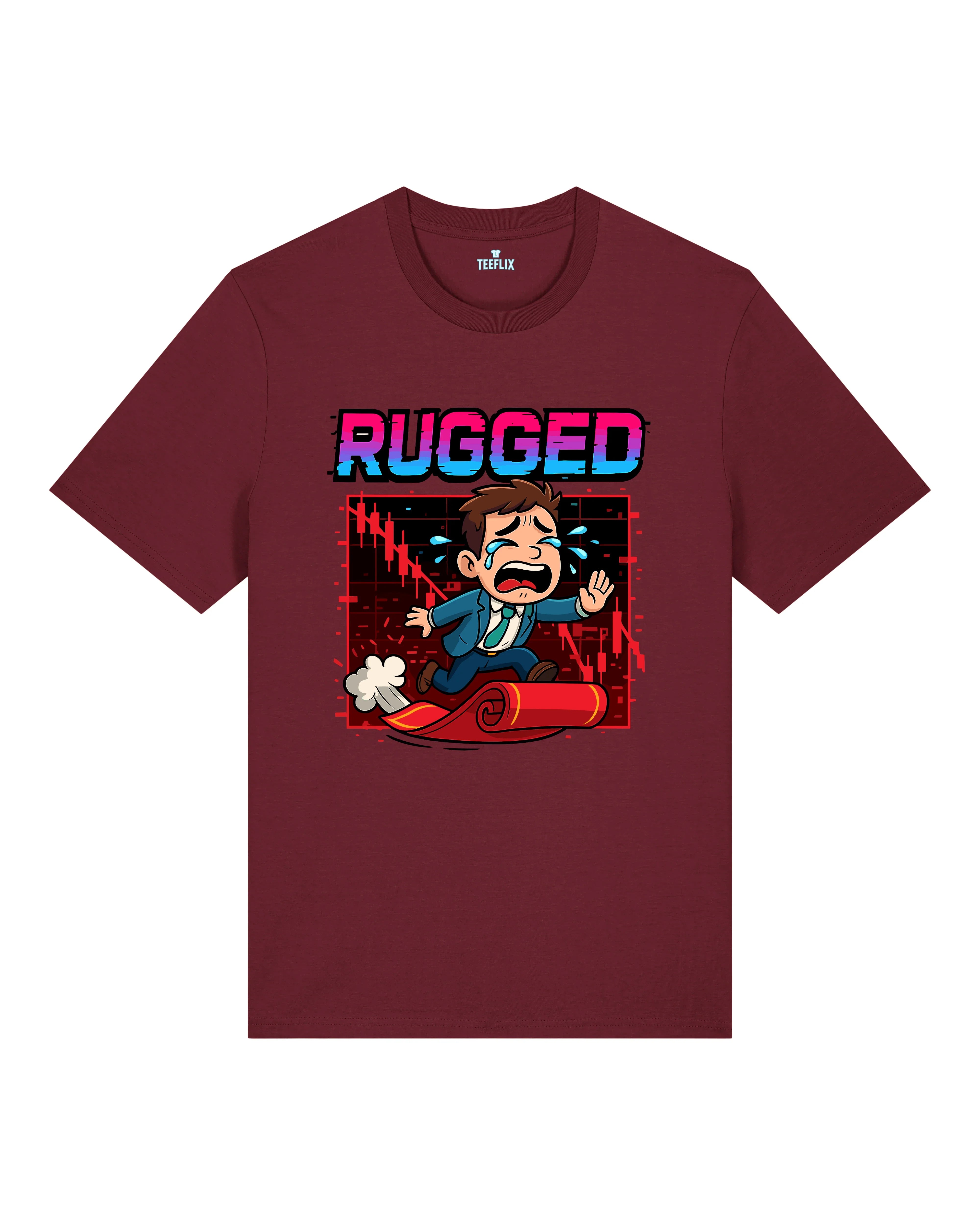 Rugged Crypto Meme Shirt Bitcoin Trading | teelavo