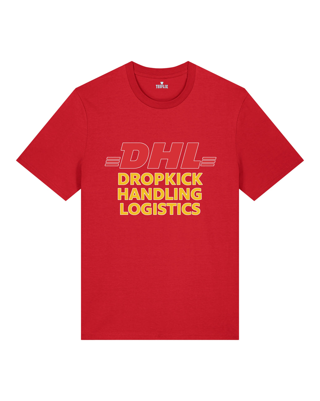 DHL Parodie Dropkick Handling Logistics Lustiges Shirt | teelavo