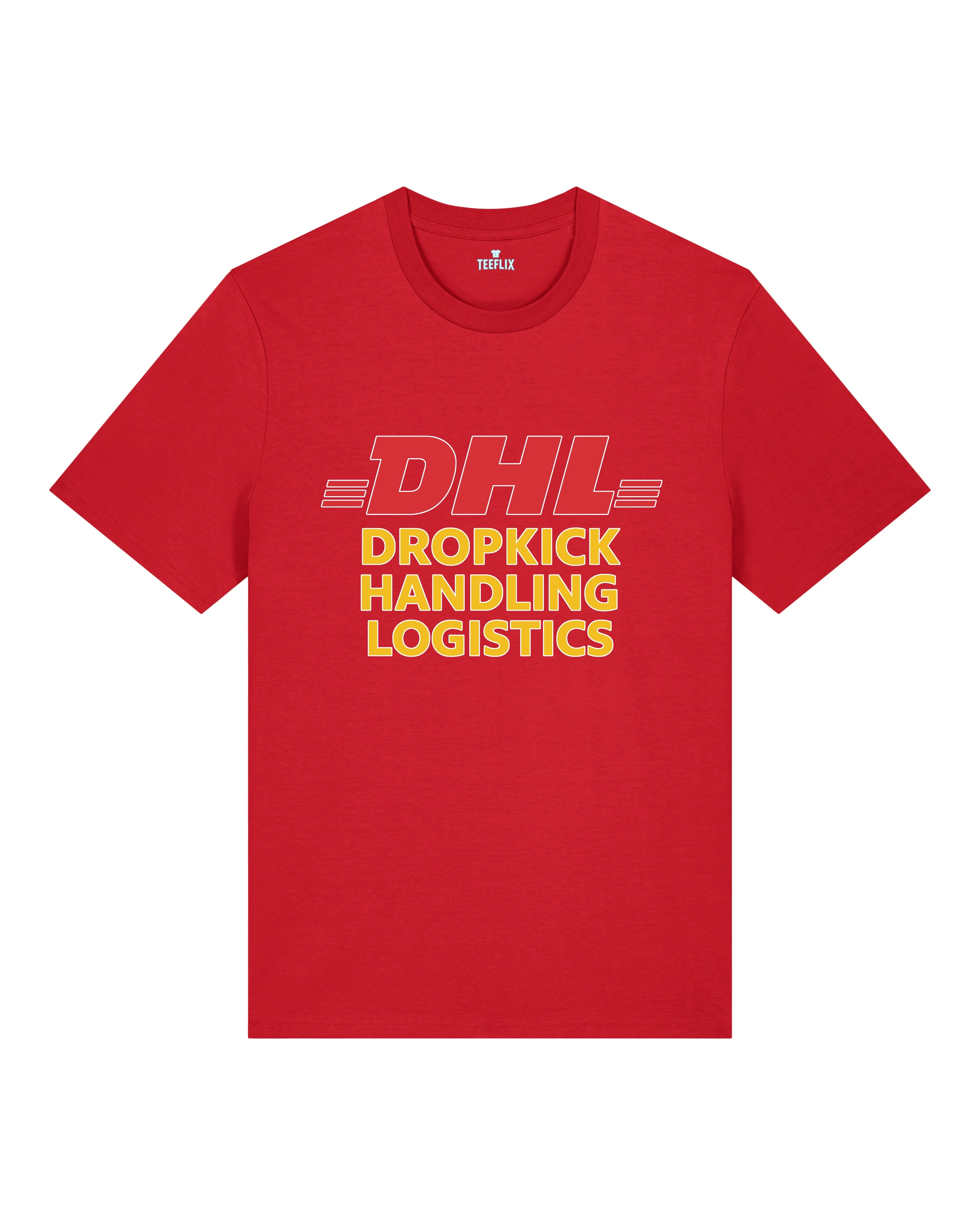 DHL Parodie Dropkick Handling Logistics Lustiges Shirt | teelavo