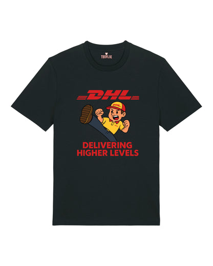 DHL Parodie Delivering Higher Levels Lustiges Shirt | teelavo