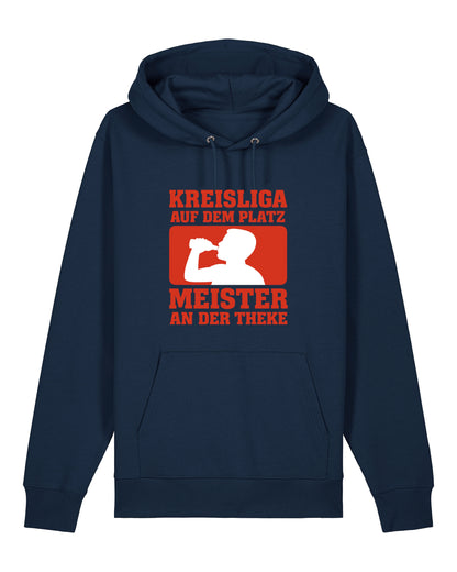 Kreisliga Hoodie Fußball Spruch Lustig Bier Meister Theke | teelavo
