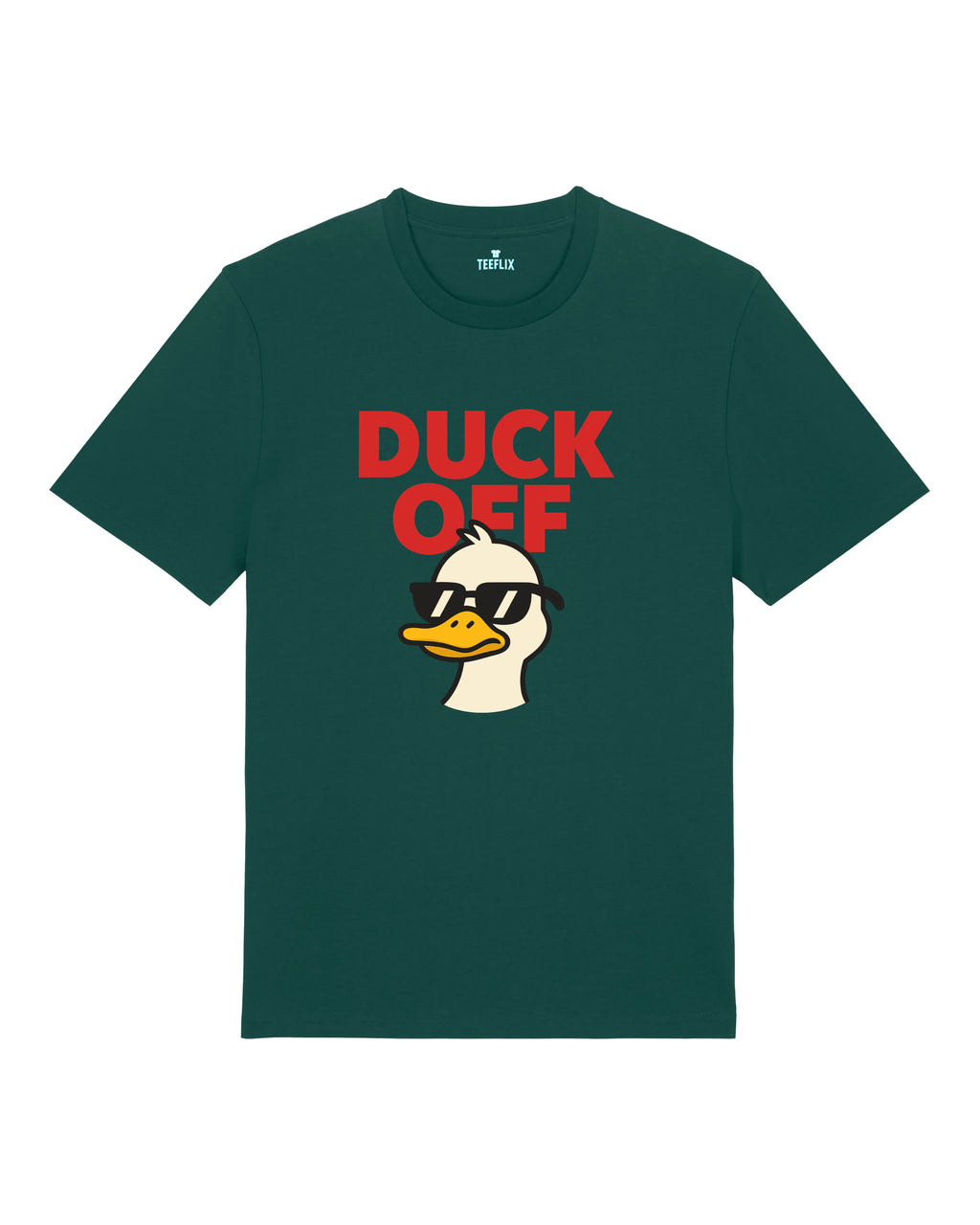 Lustiges Shirt Duck Off Ente mit Sonnenbrille | teelavo
