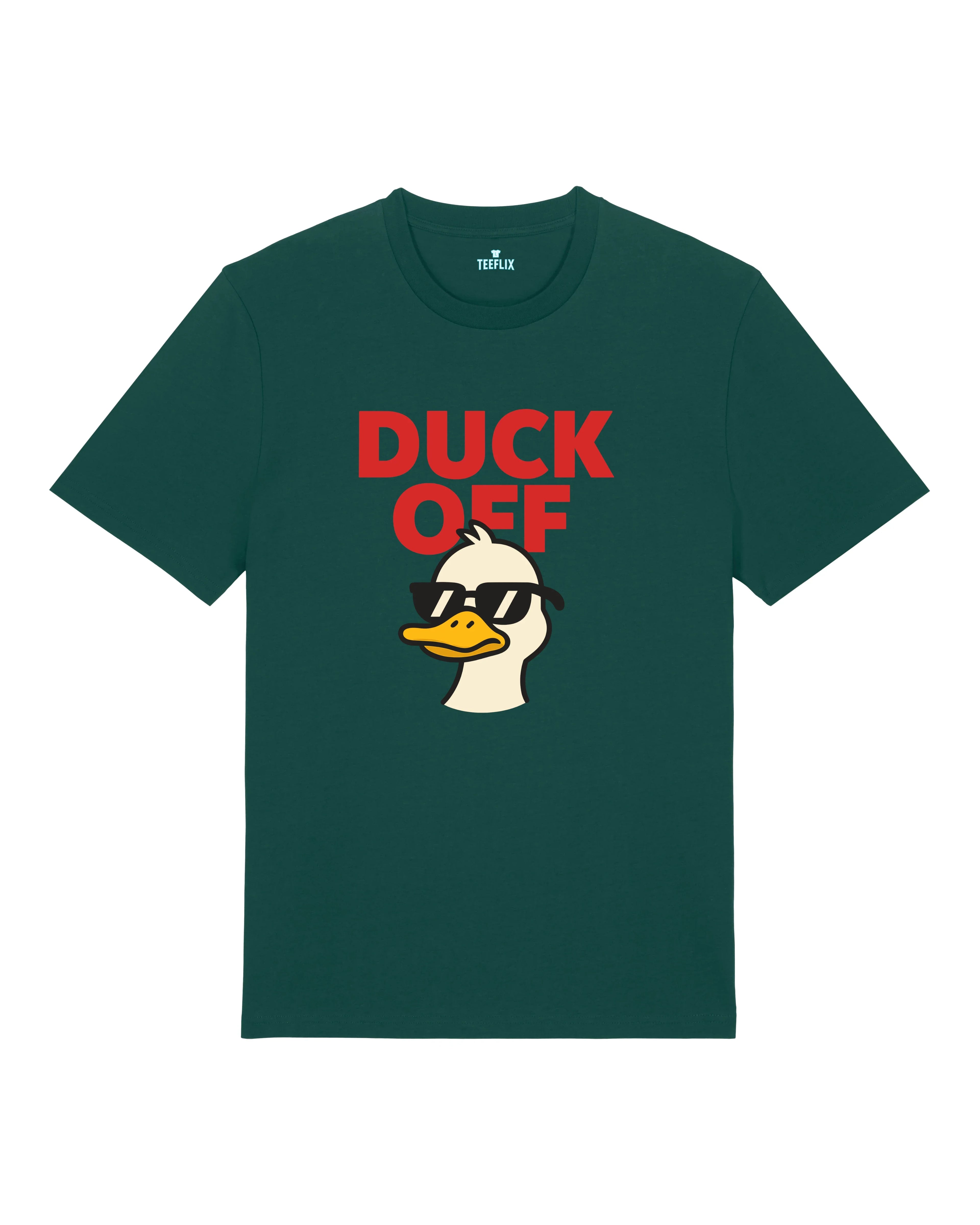 Lustiges Shirt Duck Off Ente mit Sonnenbrille | teelavo