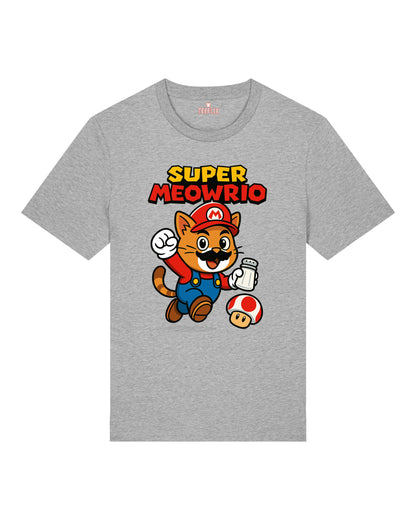 Super Meowrio Katze Lustiges T-Shirt Spruchshirt | teelavo