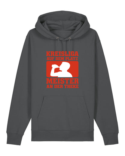 Kreisliga Hoodie Fußball Spruch Lustig Bier Meister Theke | teelavo