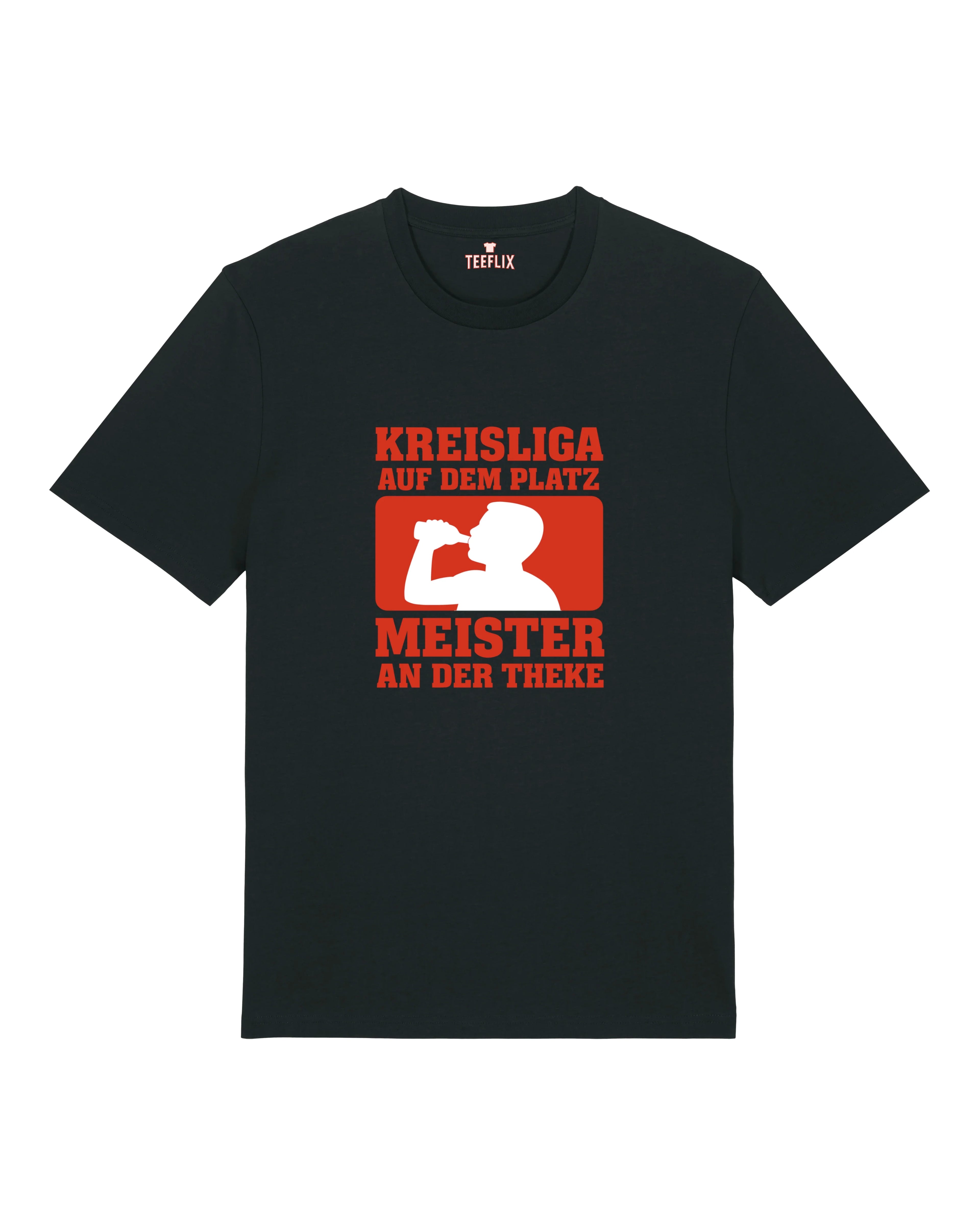 Kreisliga Shirt Meister an der Theke Fußball Spruchshirt | teelavo