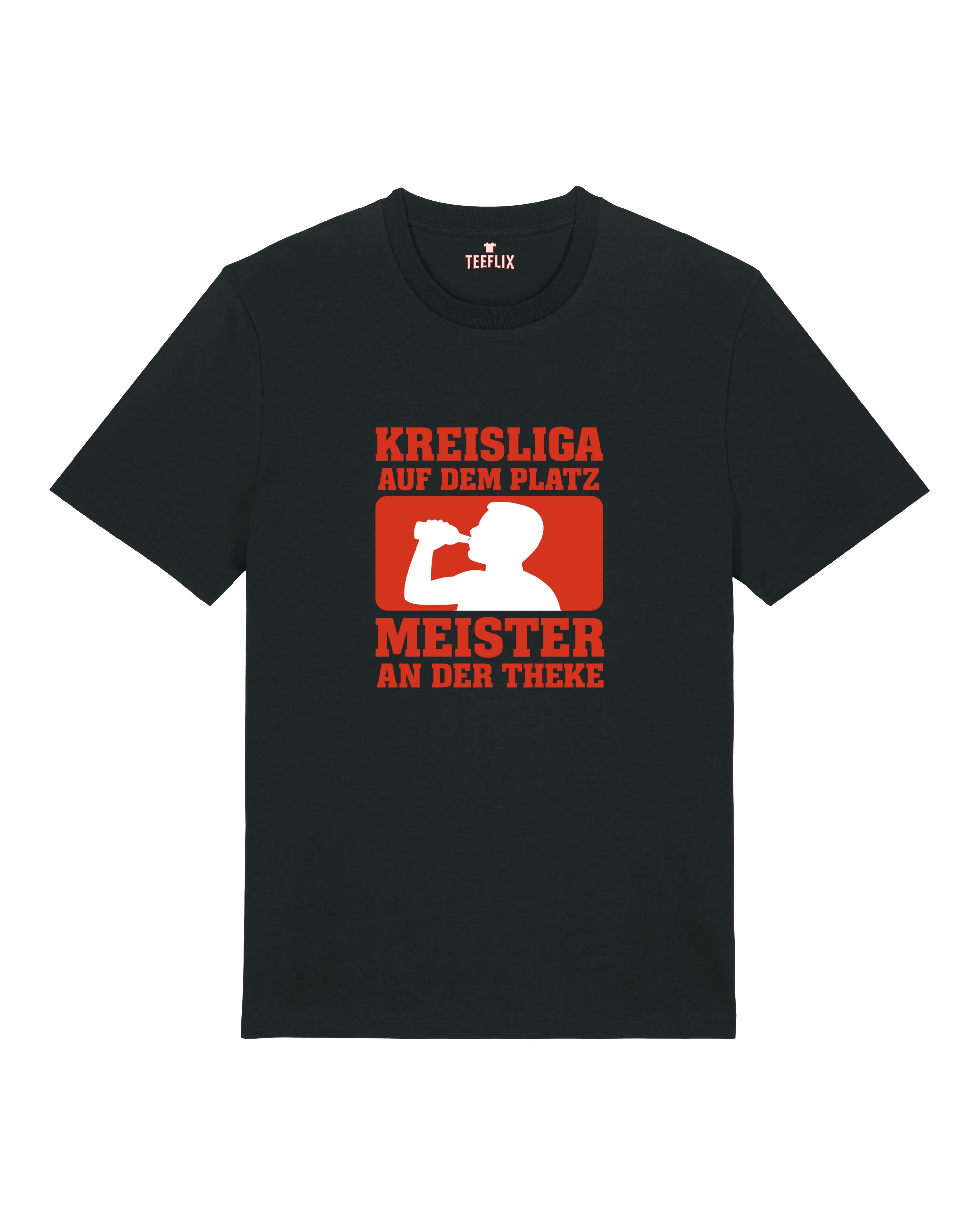 Kreisliga Shirt Meister an der Theke Fußball Spruchshirt | teelavo