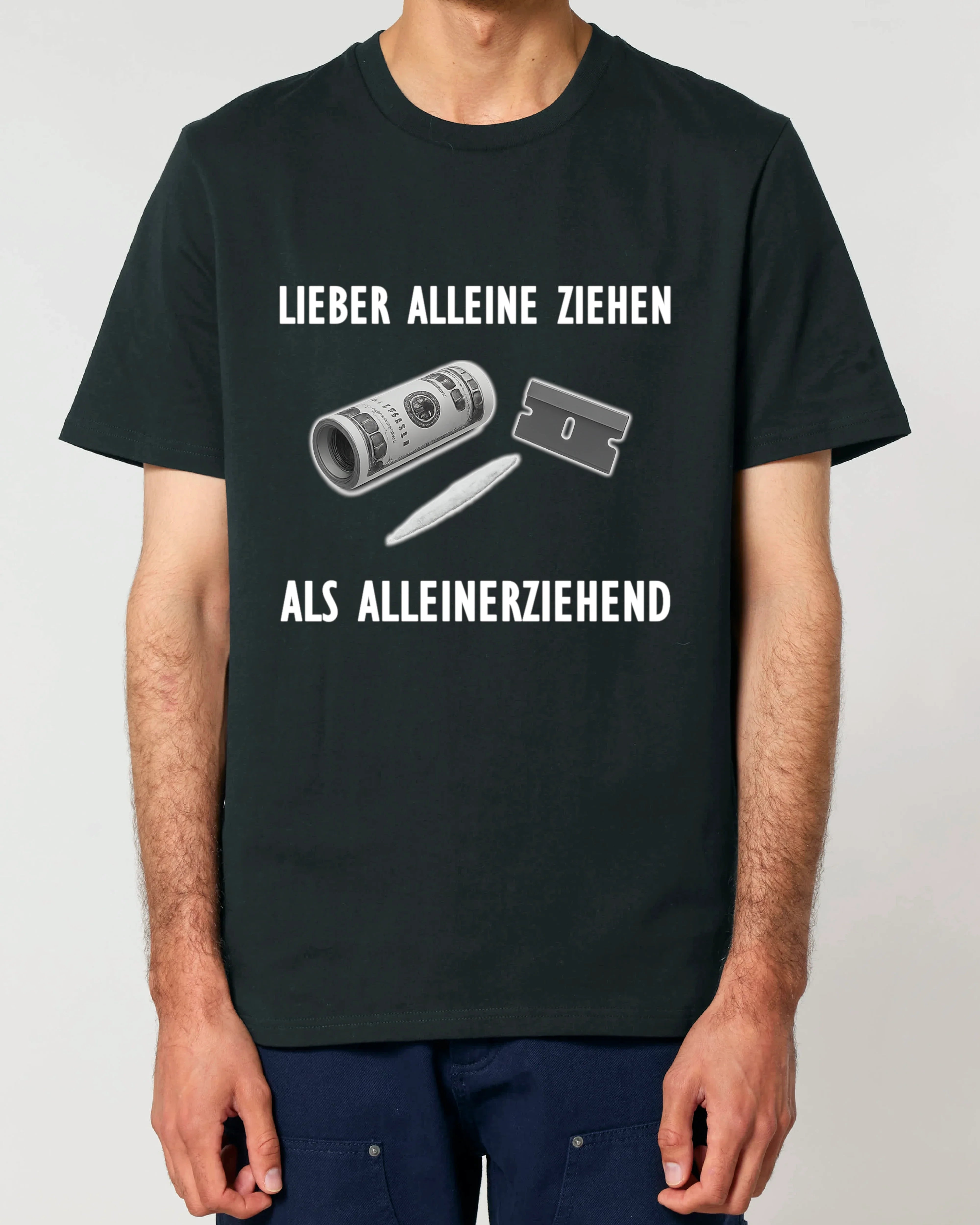 Lieber alleine ziehen - Premium Shirt Unisex