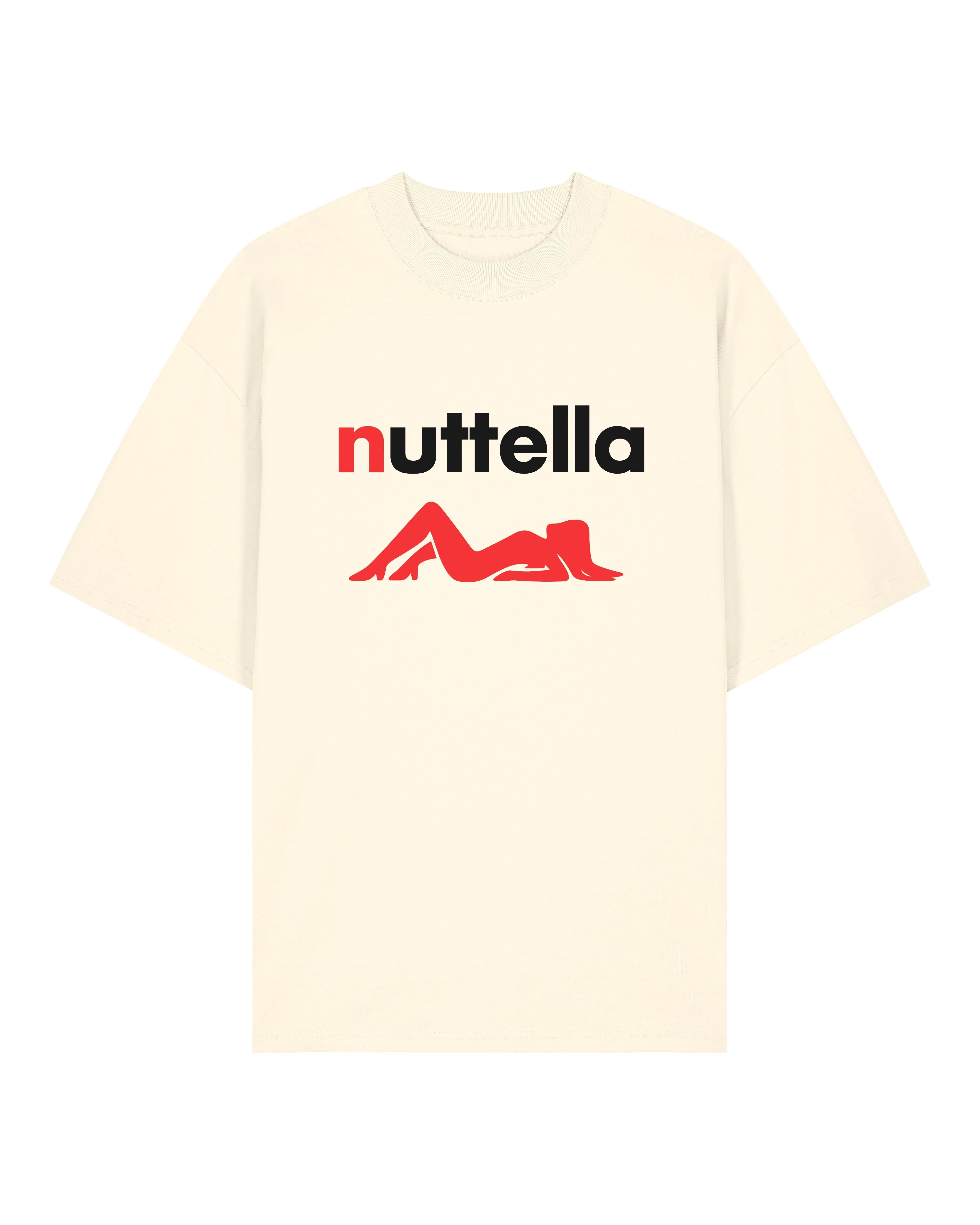 Nutella Oversize T-Shirt – Lustiges Graphic Shirt | teelavo