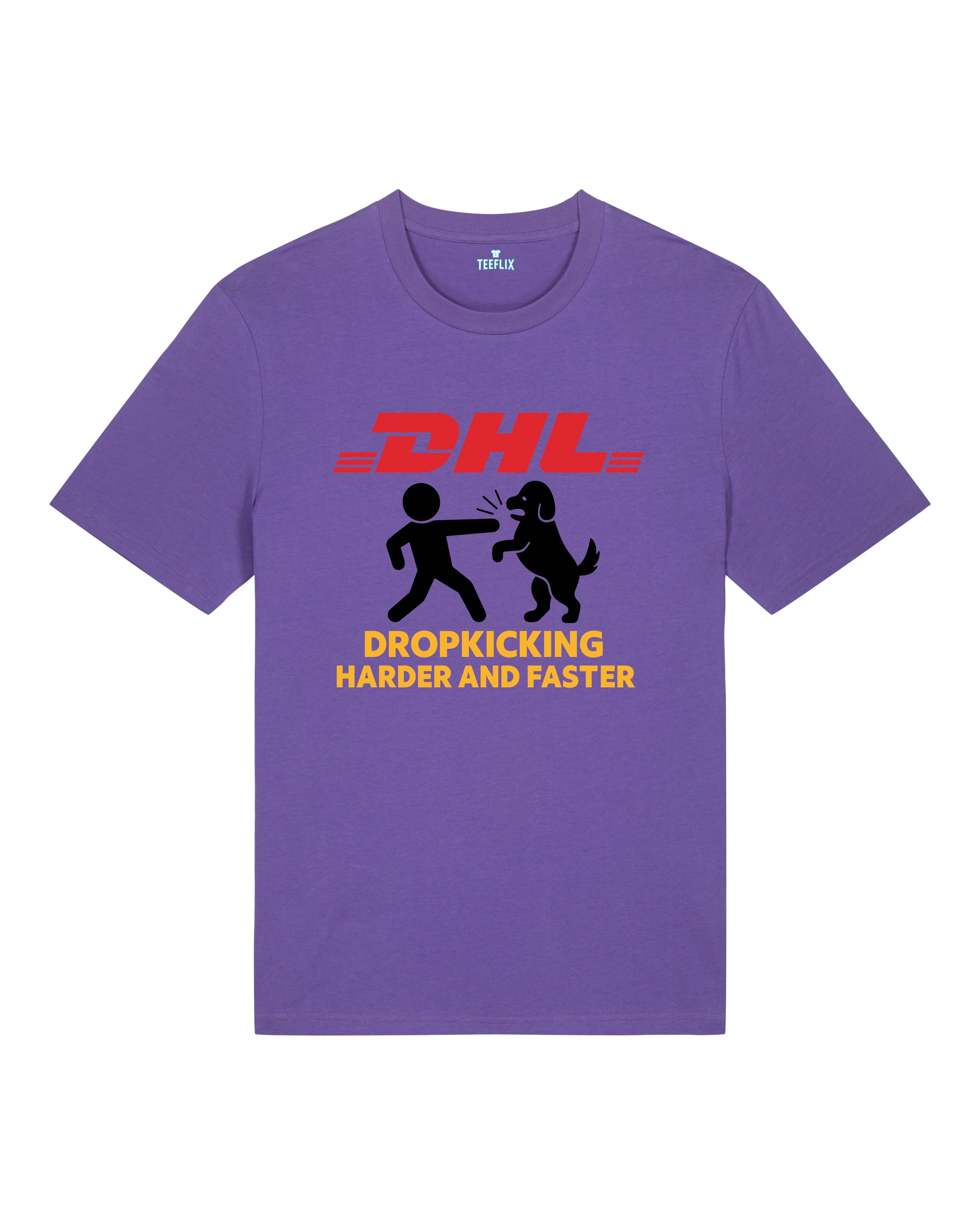 DHL Parodie Dropkicking Harder And Faster Lustiges Shirt| teelavo