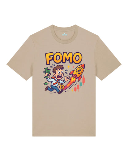 FOMO Bitcoin Rocket Crypto Shirt | teelavo