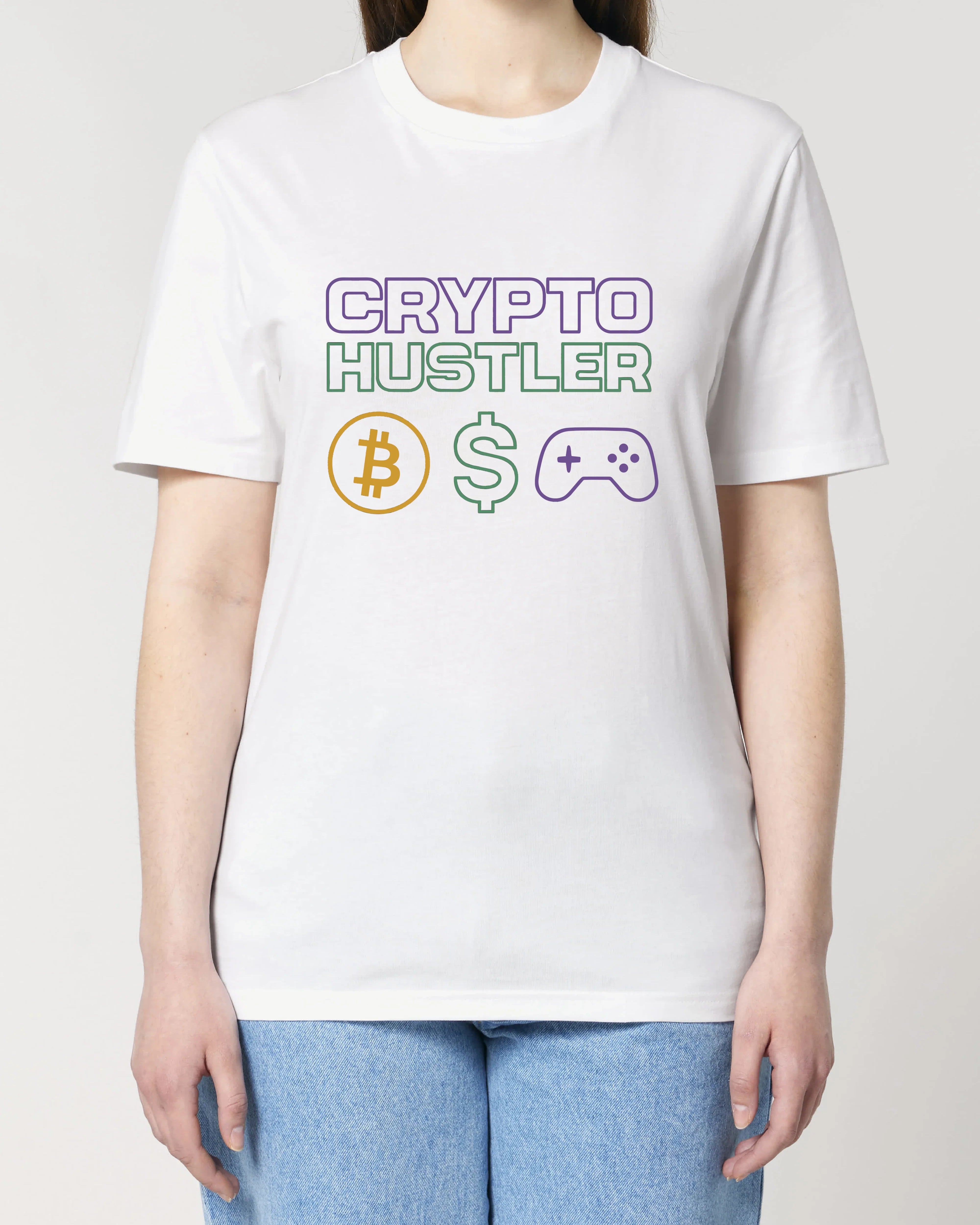 Crypto Hustler Bitcoin Dollar Gaming Crypto Shirt | teelavo