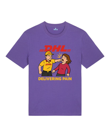 Satire Shirt DHL Parodie Delivering Pain | teelavo
