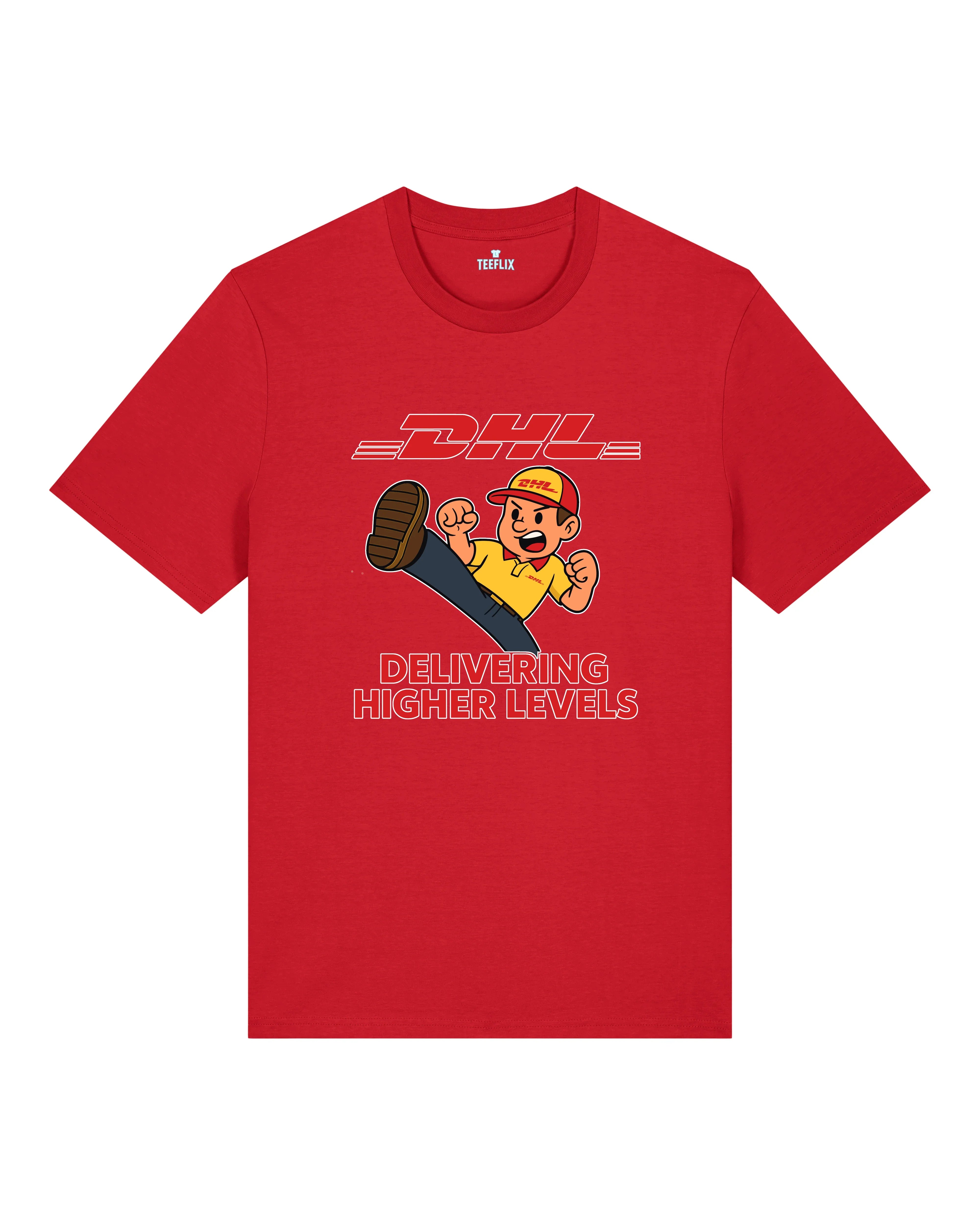DHL Parodie Delivering Higher Levels Lustiges Shirt | teelavo