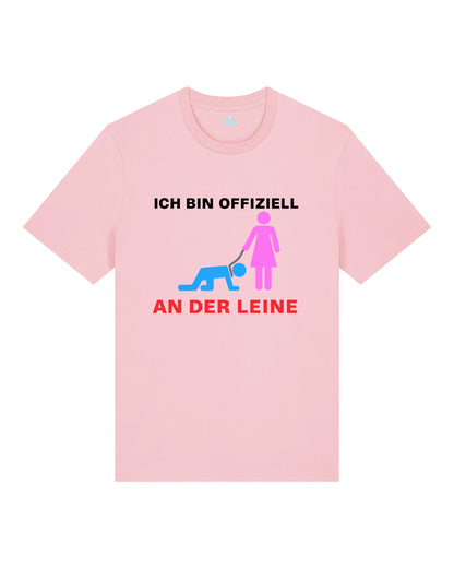 Lustiges JGA Shirt Ich bin offiziell an der Leine | teelavo