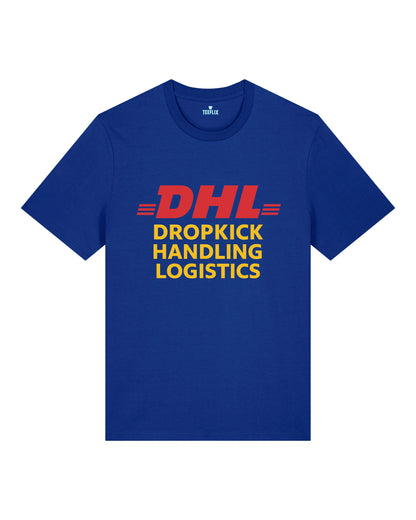 DHL Parodie Dropkick Handling Logistics Lustiges Shirt | teelavo